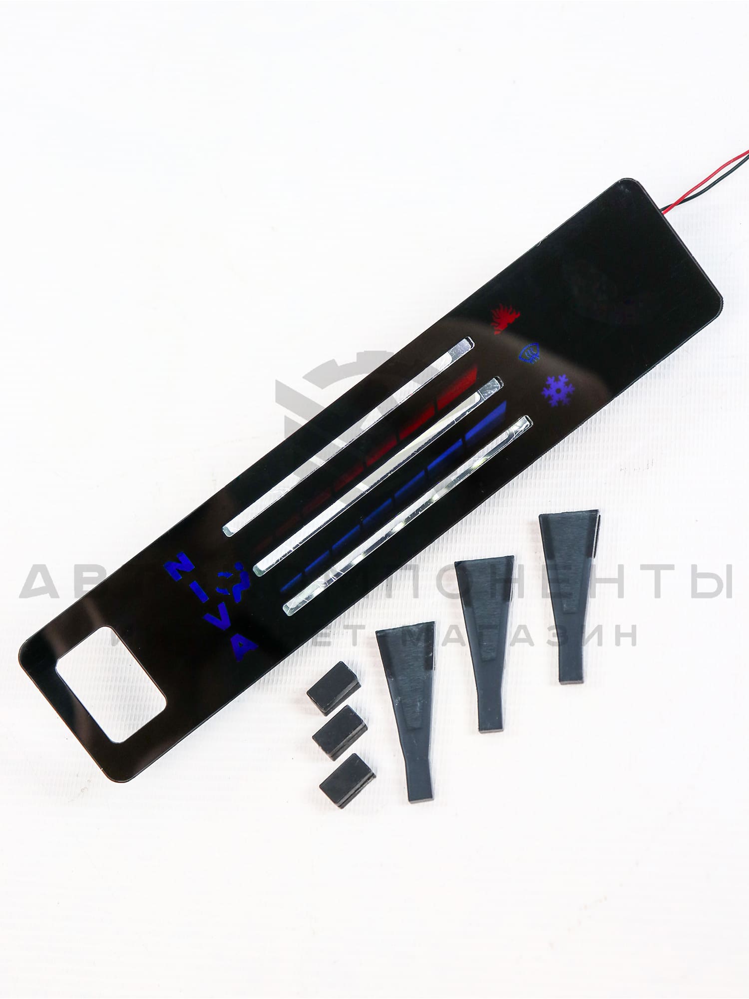 Ручки управления отопителем с подсветкой Лада Нива 4х4