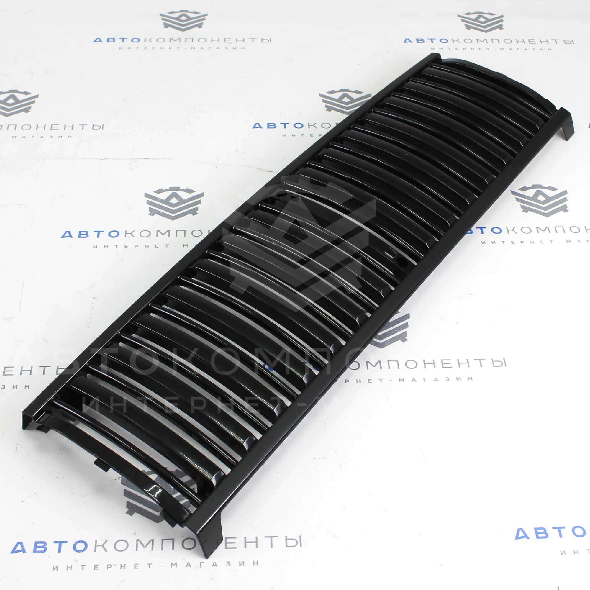 Решетка радиатора "Армения" (из 3х частей) Лада Нива 4х4 (черный глянец)