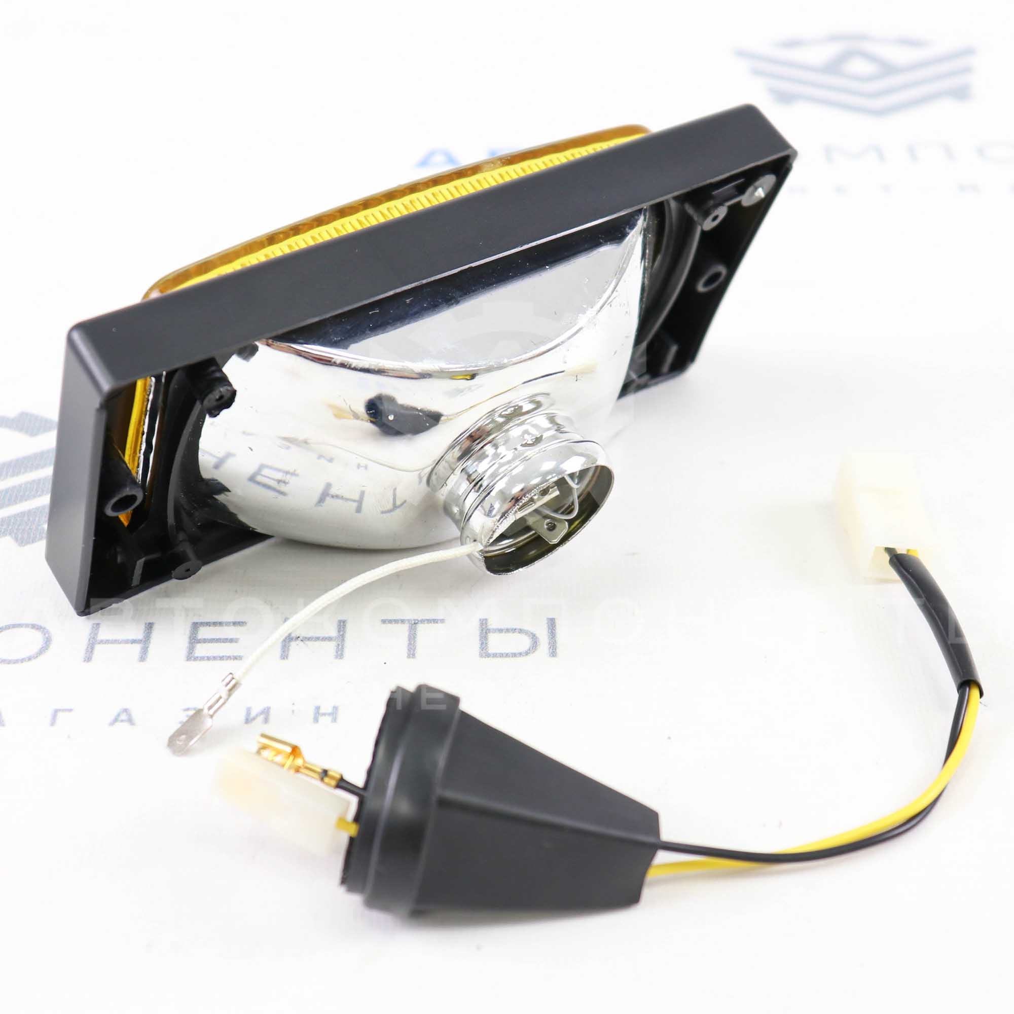 Противотуманные фары (ПТФ) ВАЗ 2110, 2111, 2112 (желтые)