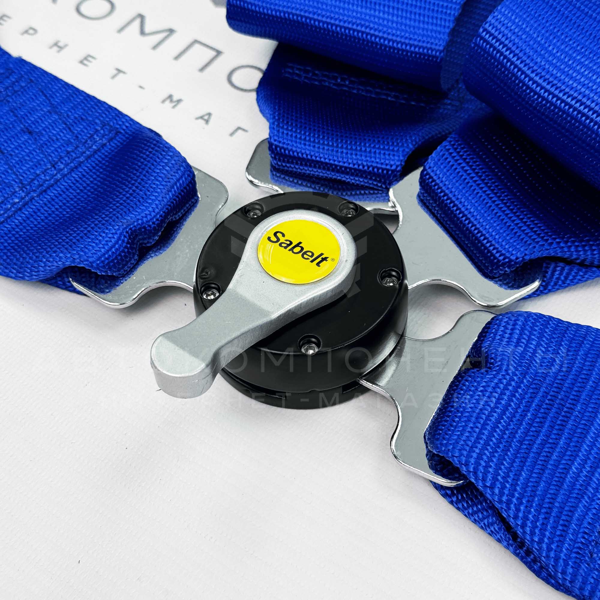 Ремни безопасности SPORT SABELT 4-х точечные (синие)