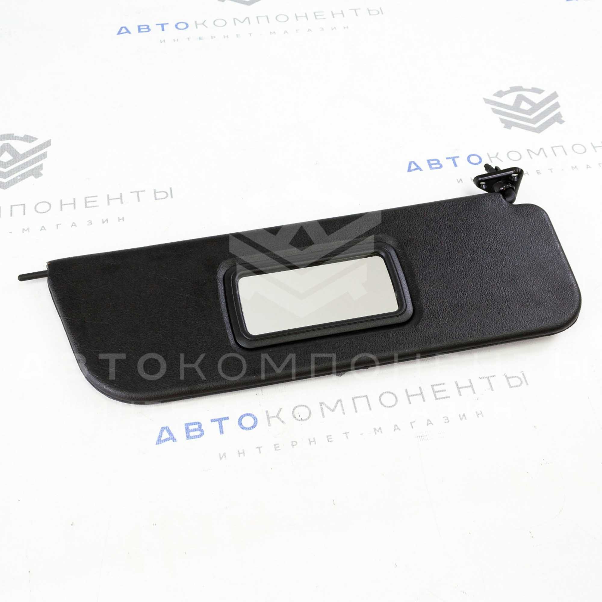 Солнцезащитные козырьки с зеркалом 2101-2107 (черные)