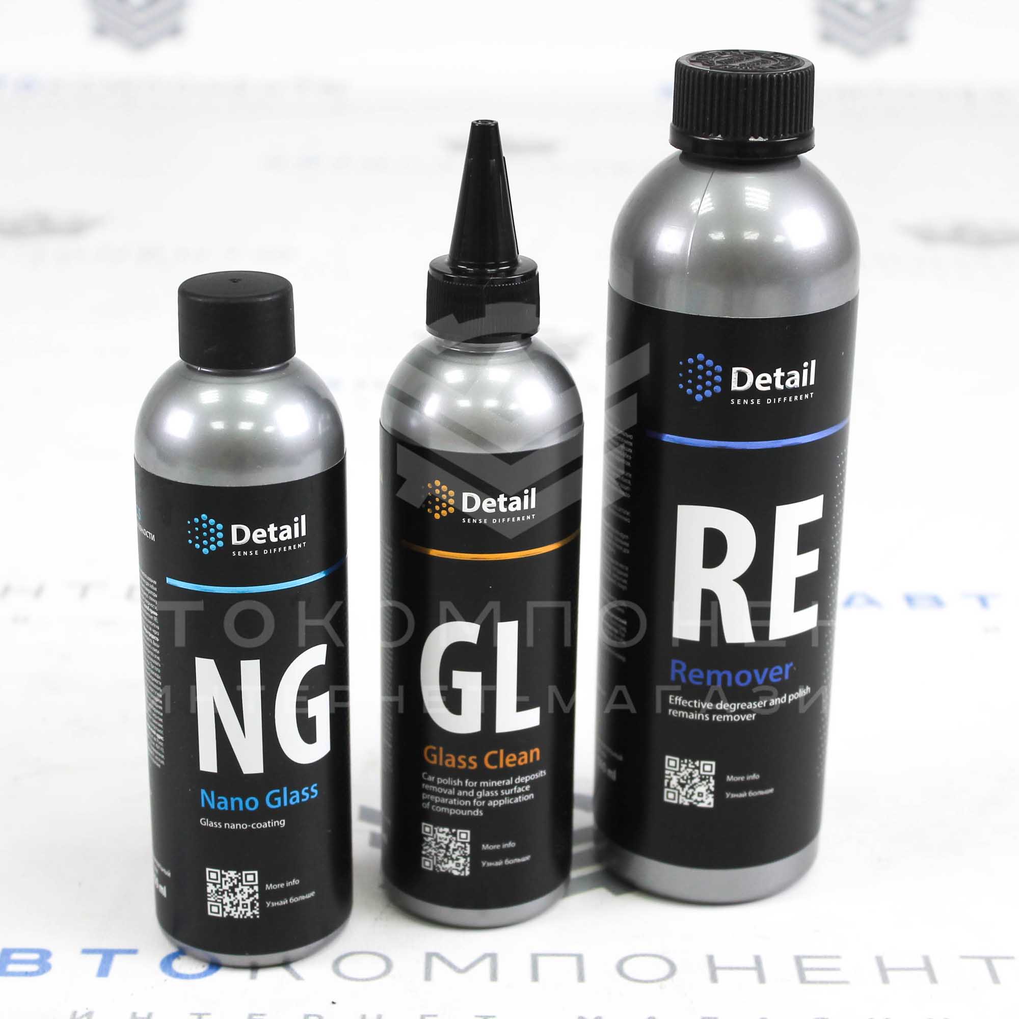 Набор "GLASS KIT" для очистки и защиты стекла "Detail"