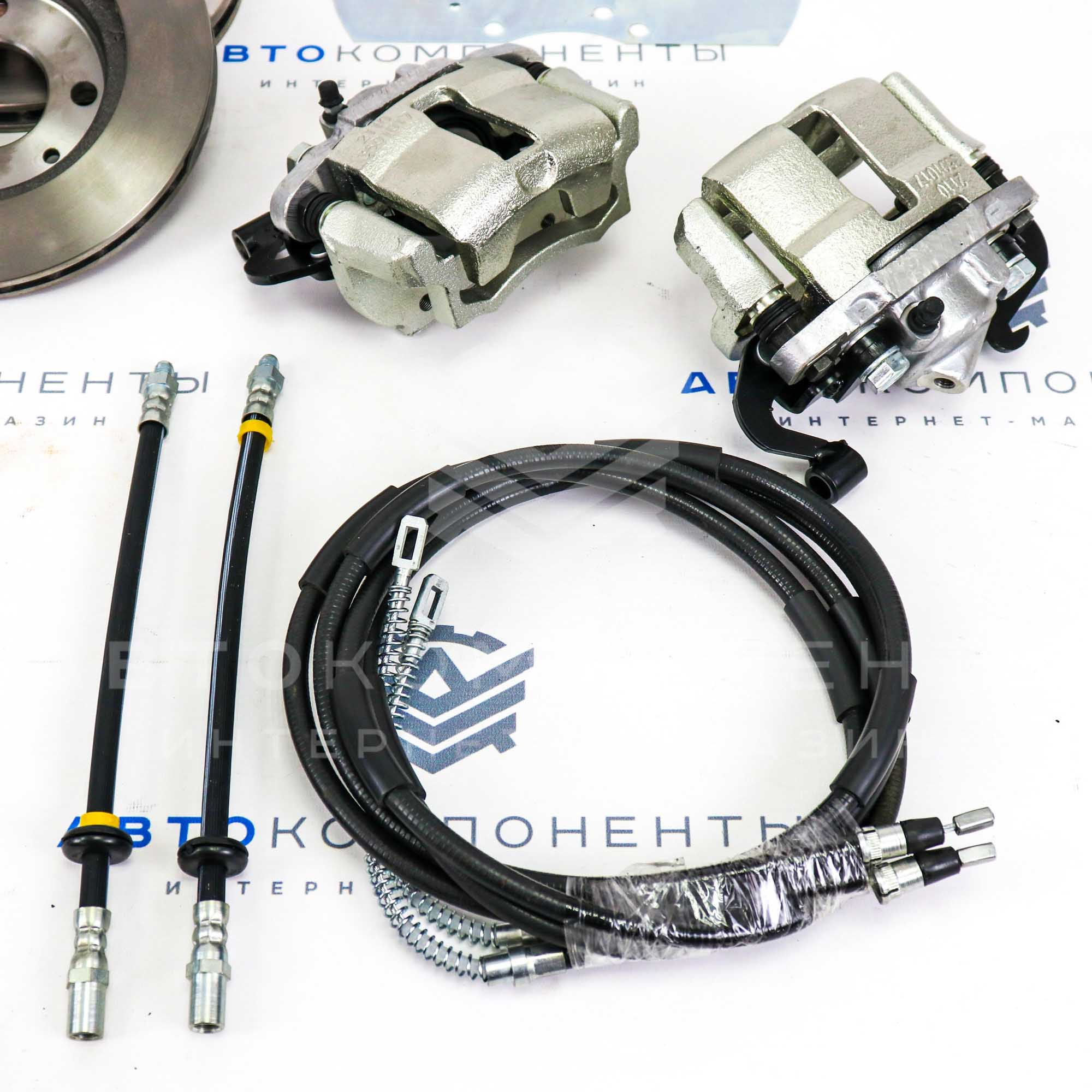 Задние дисковые тормоза (ЗДТ, вентилируемые, c АБС) Лада Гранта, Калина, Калина 2, Приора