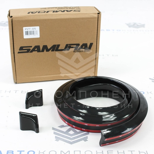 Универсальный лип-спойлер "Samurai" (черный глянец) на крышку багажника