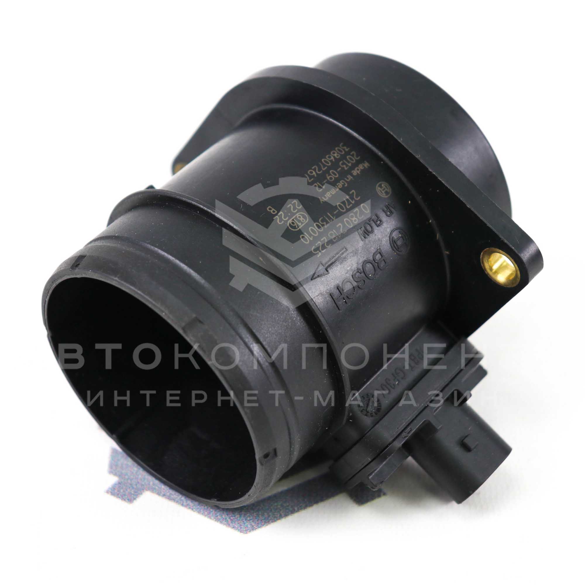 Датчик массового расхода воздуха (ДМРВ) "BOSCH" 16V ВАЗ 2114, Лада Приора, Гранта, Калина