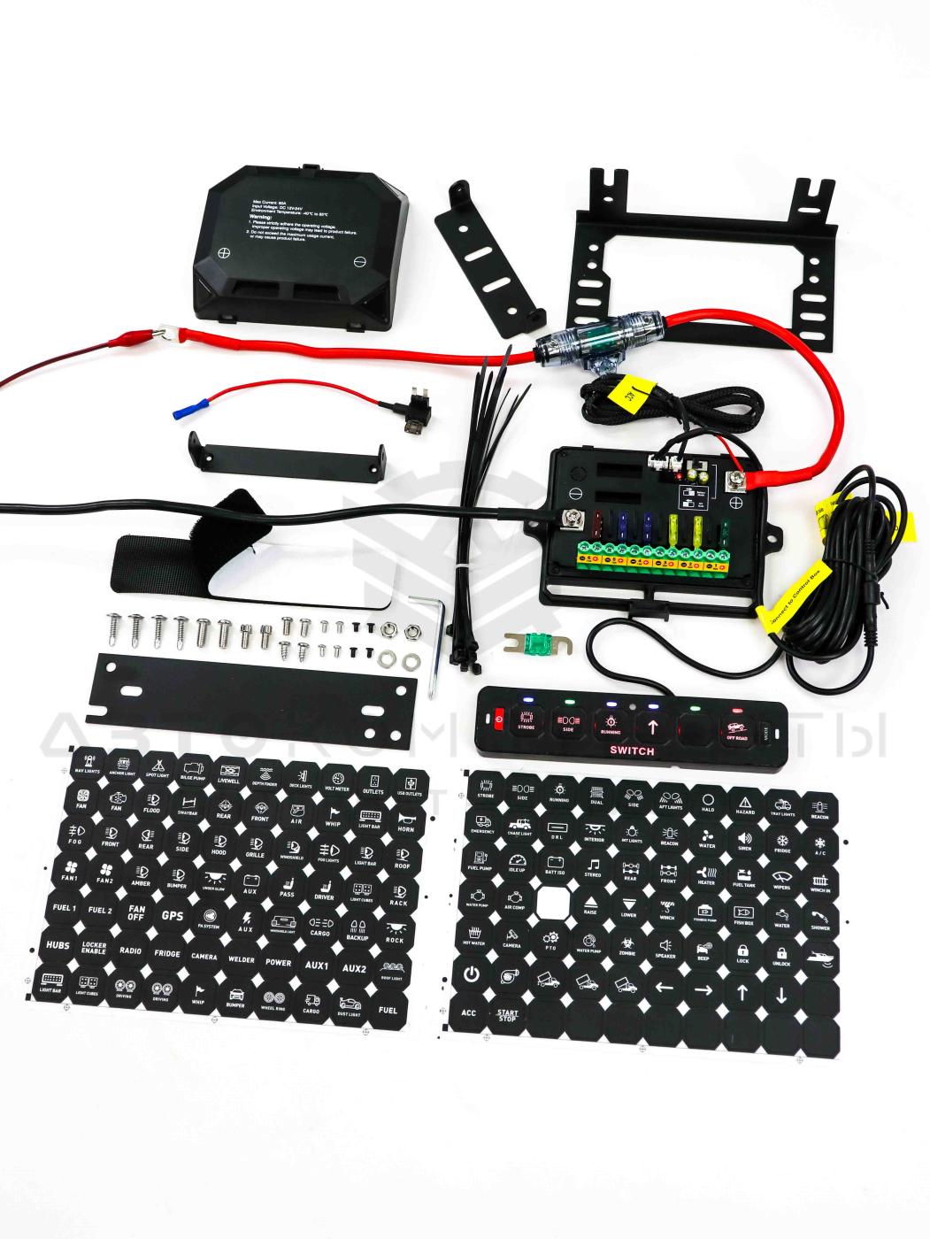 Универсальная панель переключателей KeyPad (кейпад) на 6 кнопок с PDM