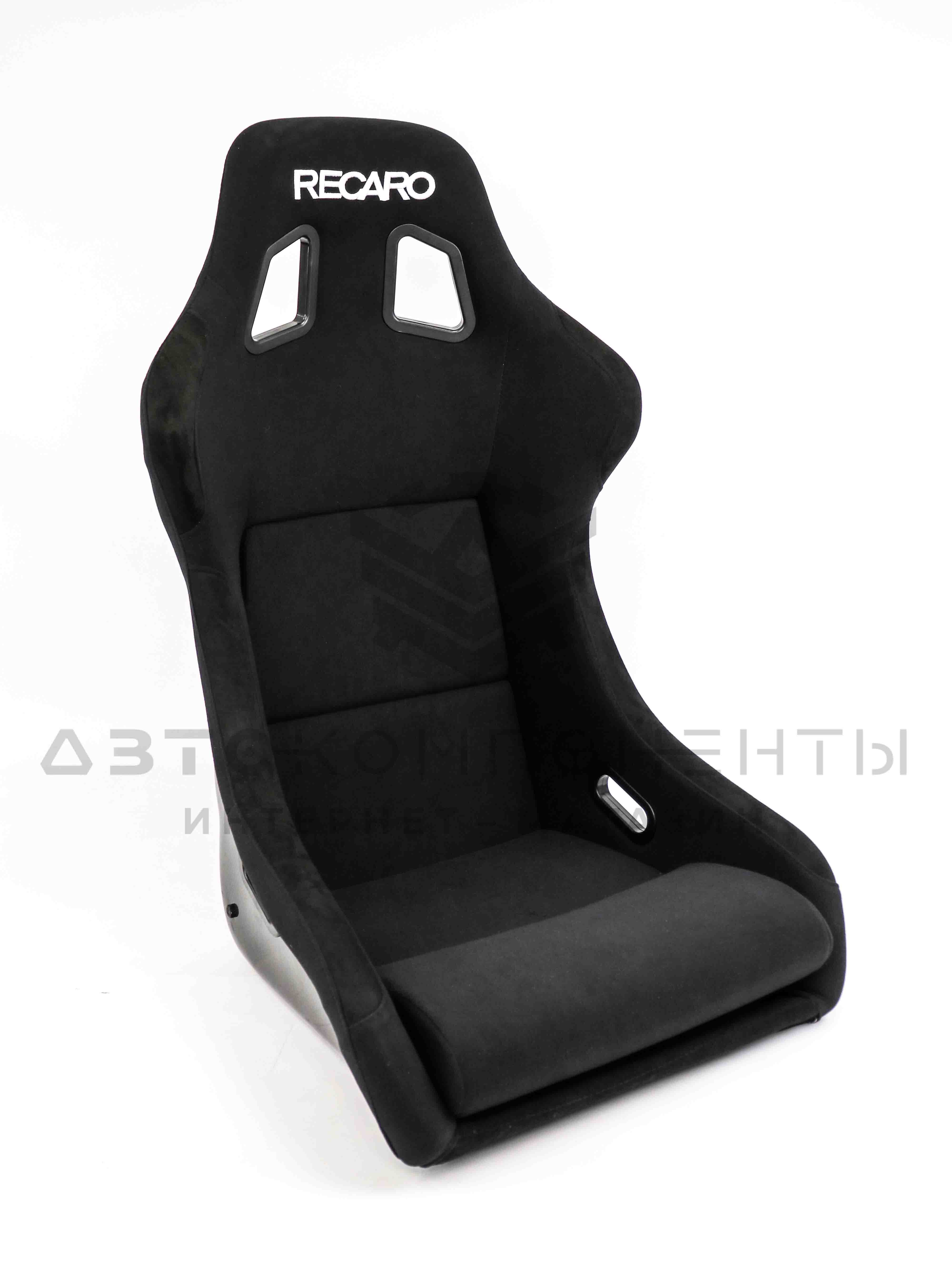 Ковш спортивный "RECARO" с салазками, размер XL (карбон, черный) 3-х слойный каркас