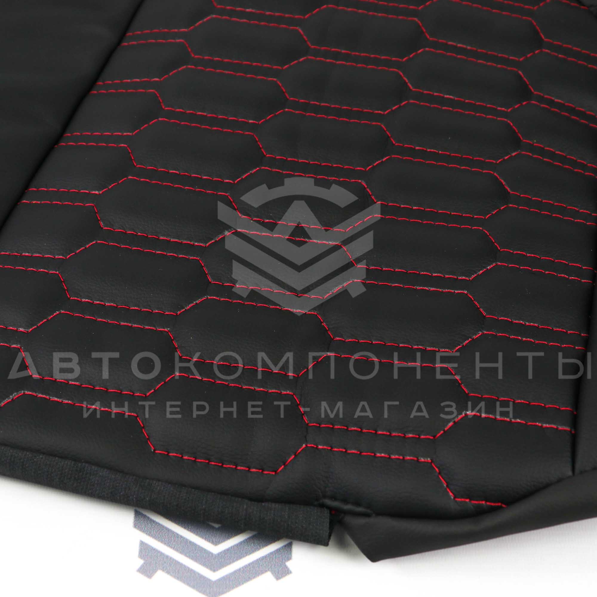 Анатомические сиденья (в сборе) с прострочкой "Соты" ВАЗ 2109, 21099, 2114, 2115