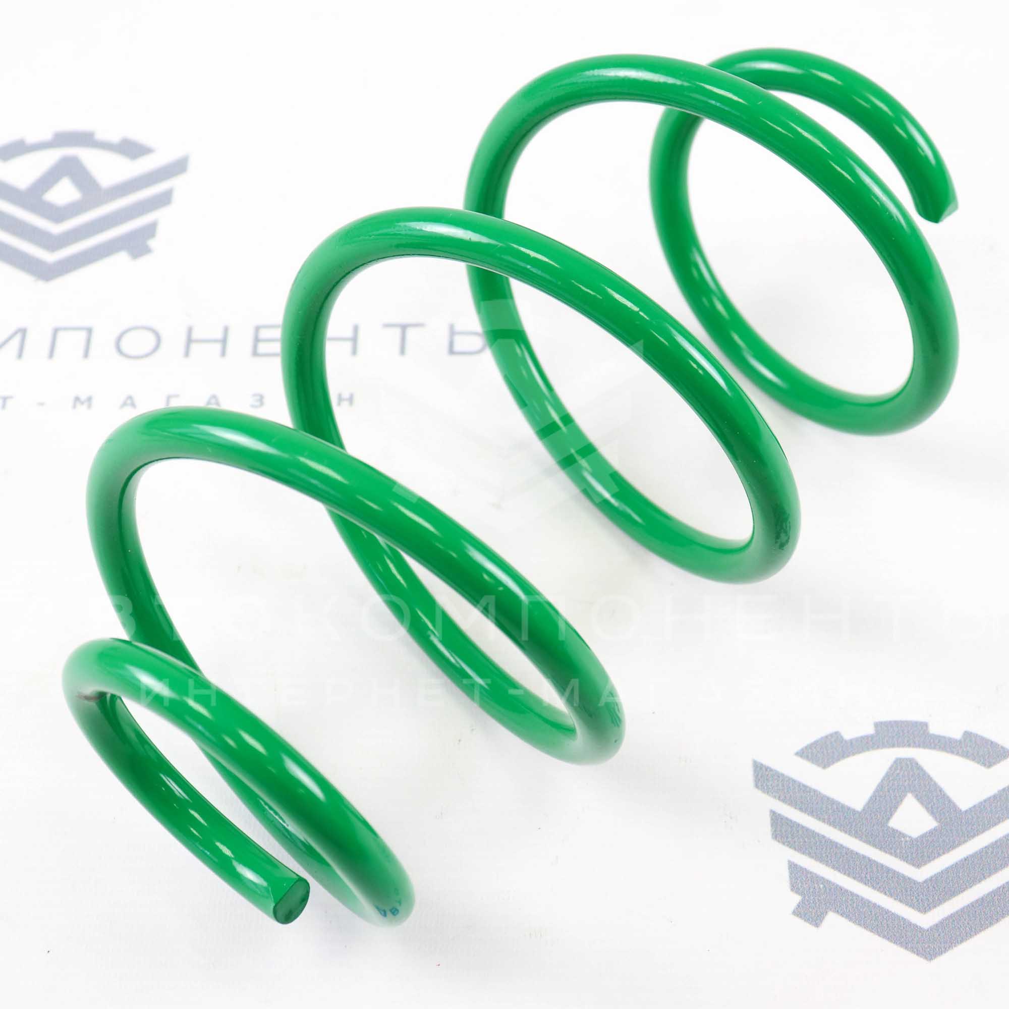 Пружины передней подвески "ТЕХНОРЕССОР" Лада Приора, Калина 2, Гранта -70мм (зеленые) TRF2170-70