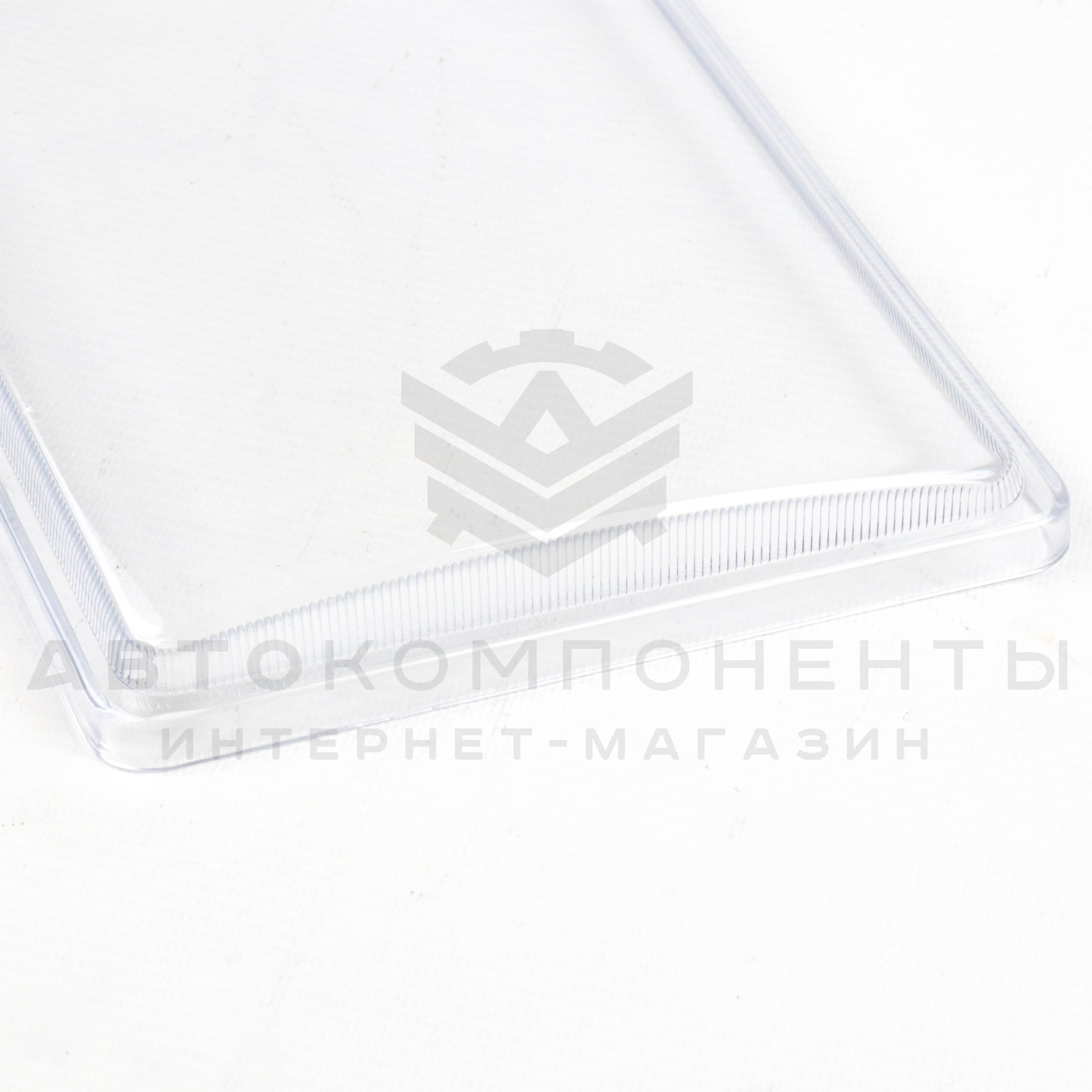 Гладкие стекла (пластик) передних фар (без рифлений) ВАЗ 2108, 2109, 21099. Комплект передних стекол (ML226 / 227)