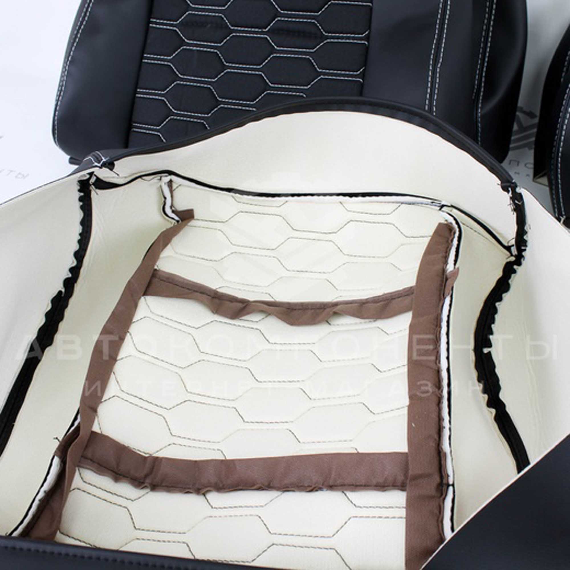 Обивки сидений ВАЗ 2108-21099 / 2113-2115 / Лада Нива 2131 с прострочкой "Соты"