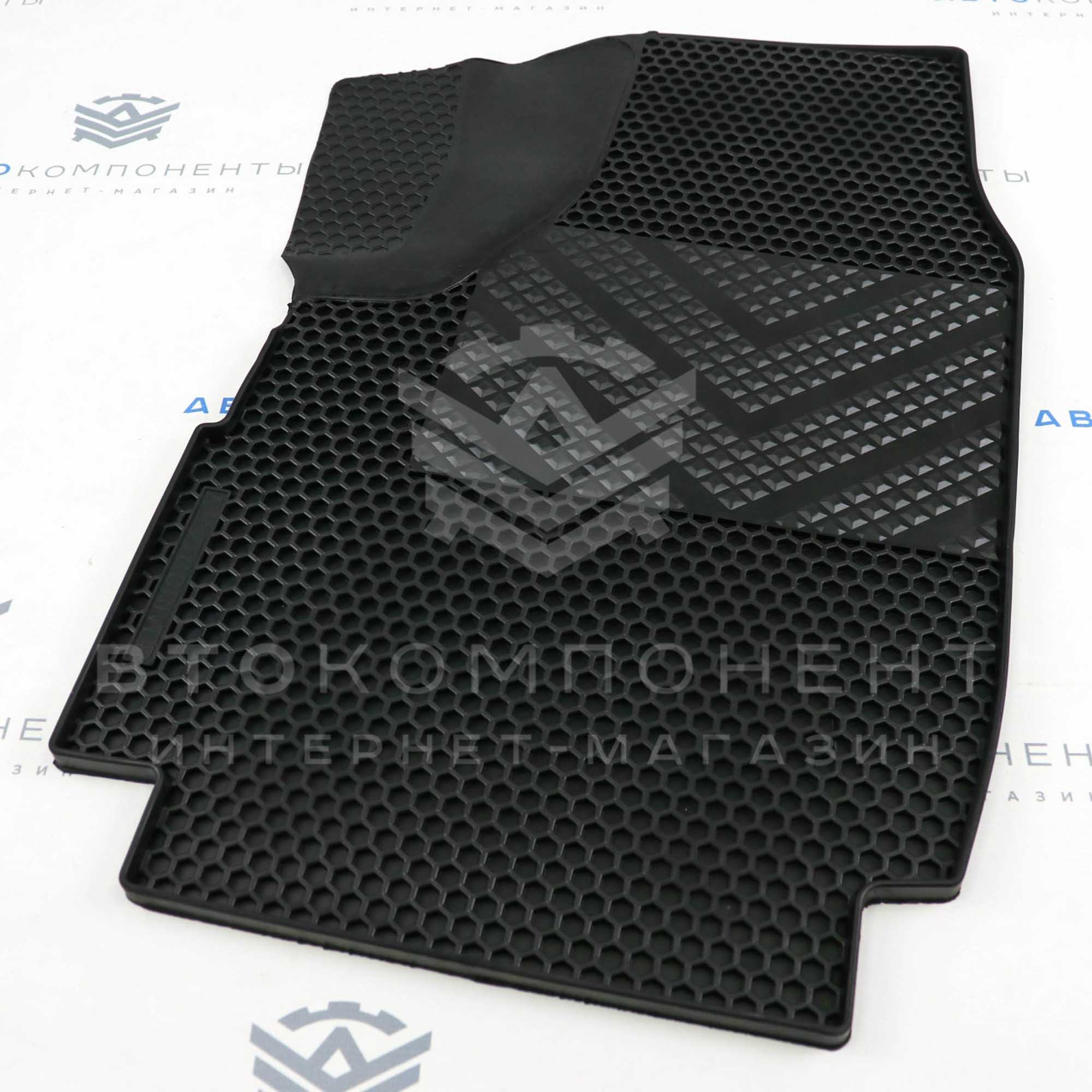 Ковры салонные EVAcell с бортами (резиновые) Лада Нива 4х4