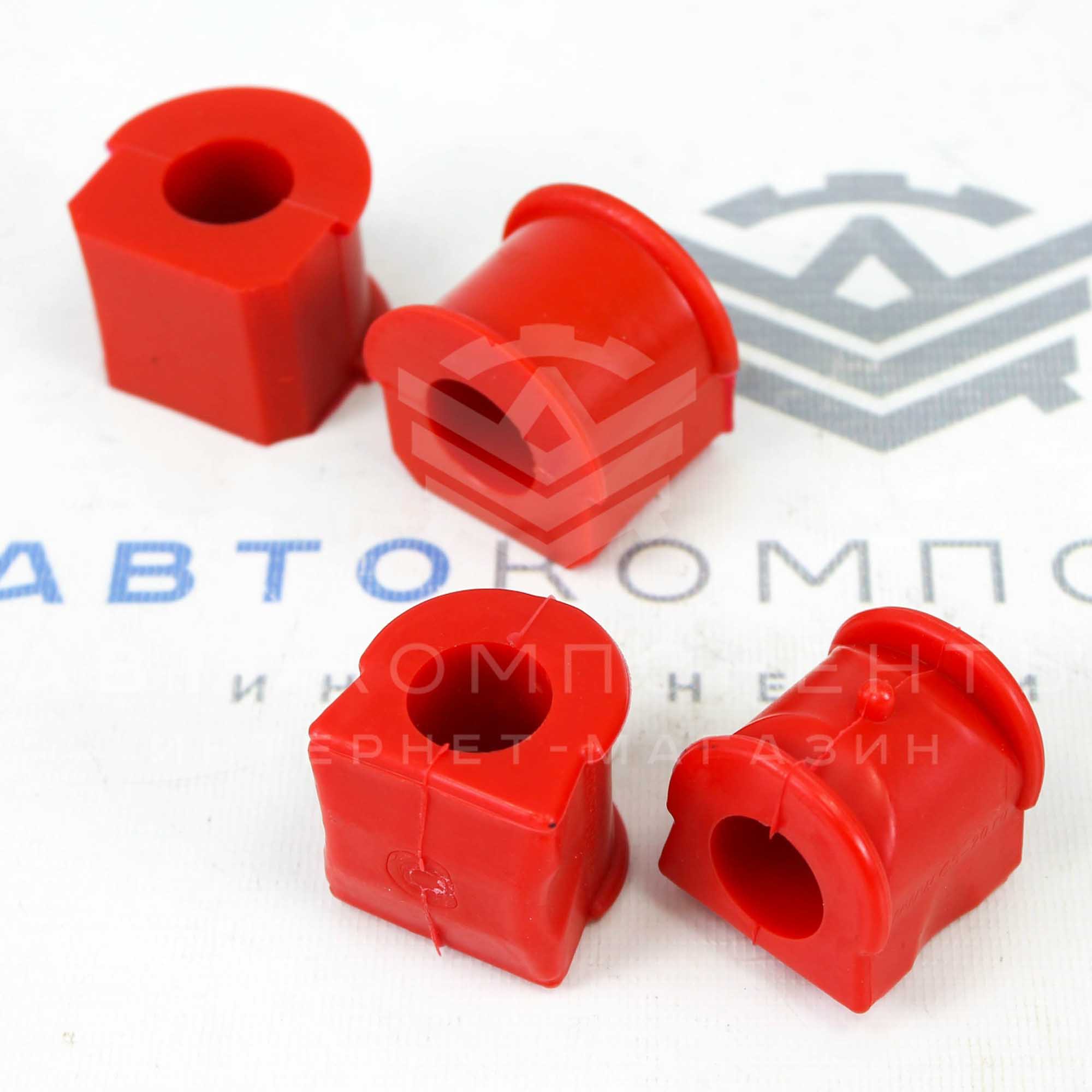 Комплект сайлентблоков и втулок (красный полиуретан) "CS20" Drive Лада Нива 4х4 (10432)