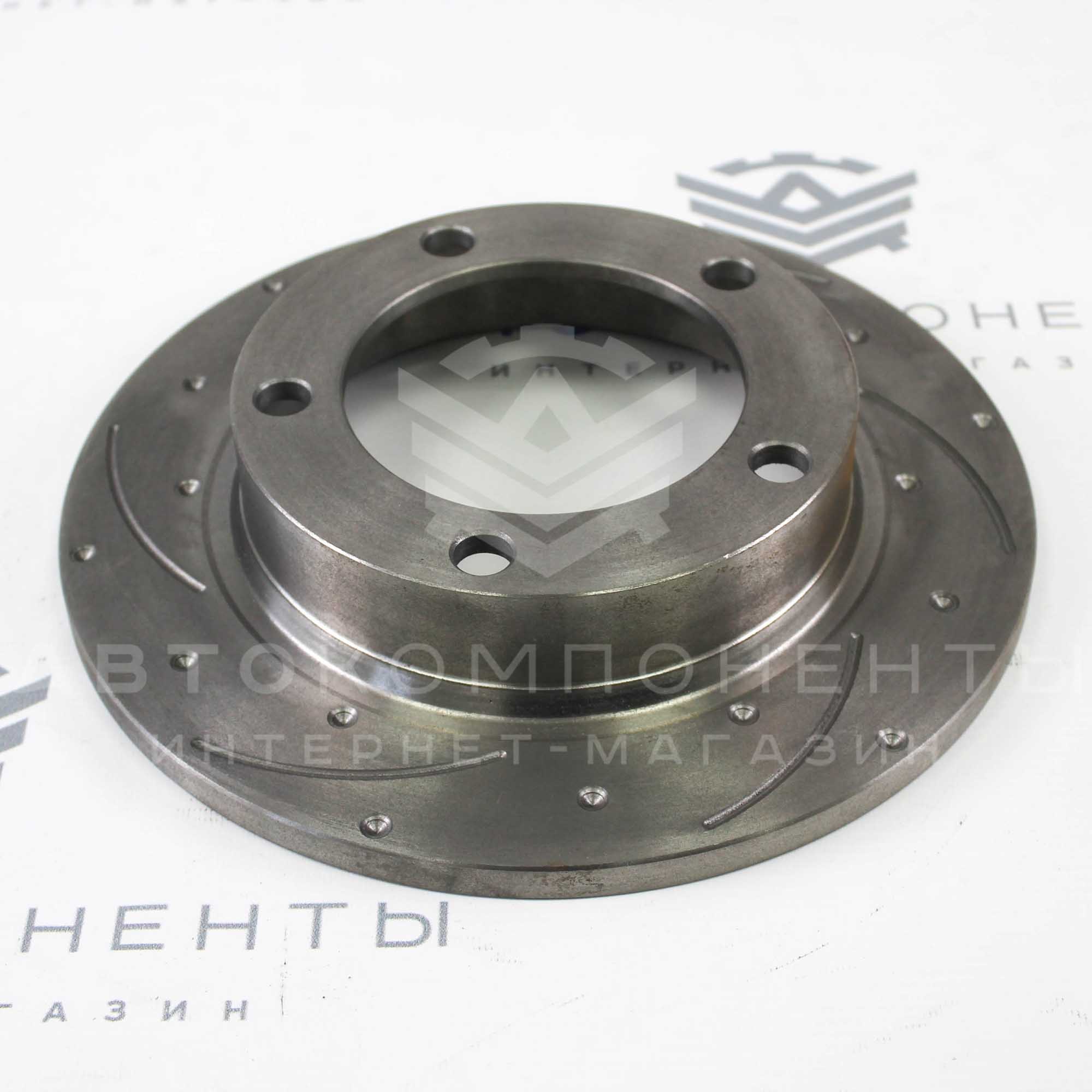 Тормозные диски (нового образца) "АТС" Sport (насечки, перфорация) Лада Нива 4х4 Урбан