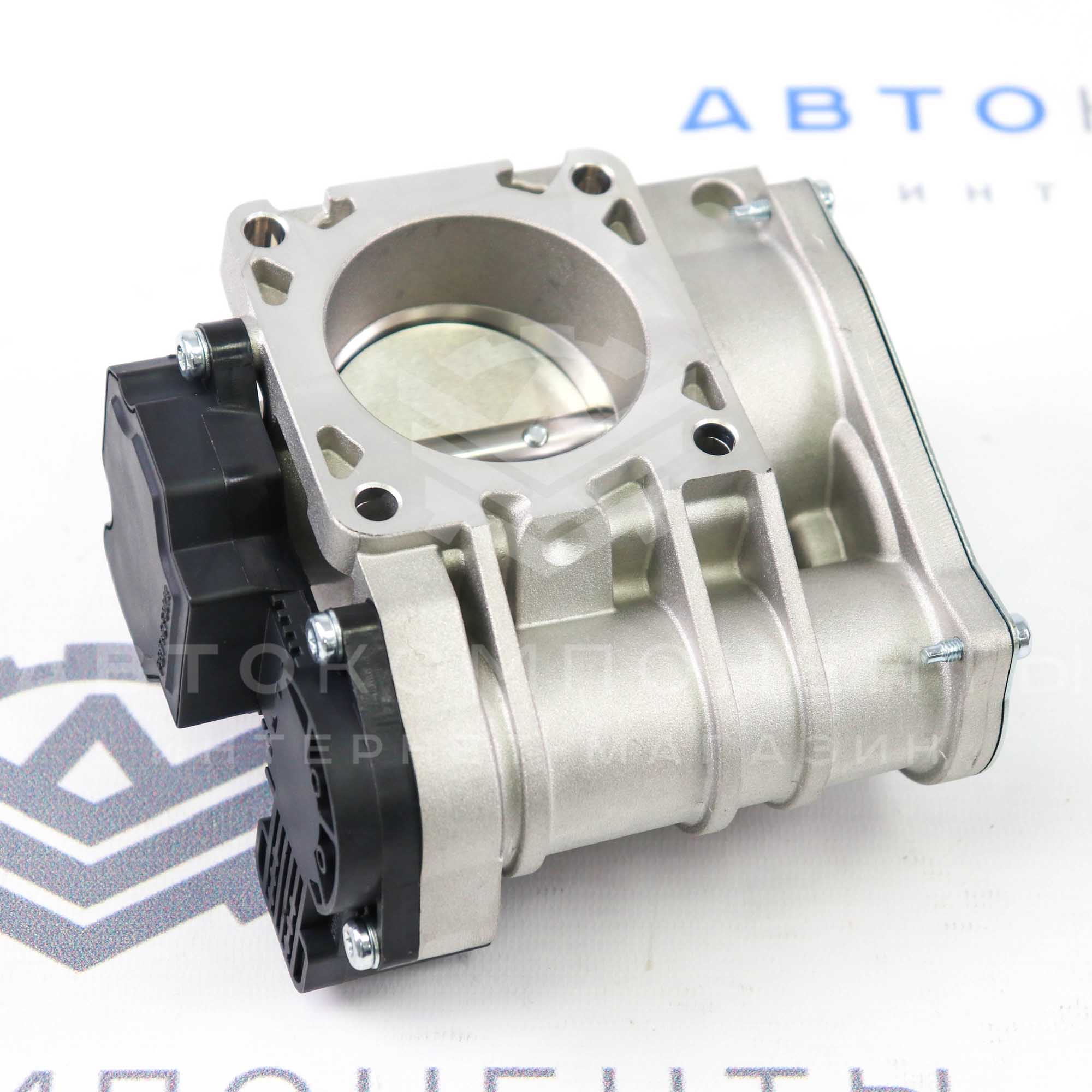 Дроссельная заслонка н/о (в сборе с датчиками) Е-Газ 8V ВАЗ 2113-2115, Калина, Гранта, Приора