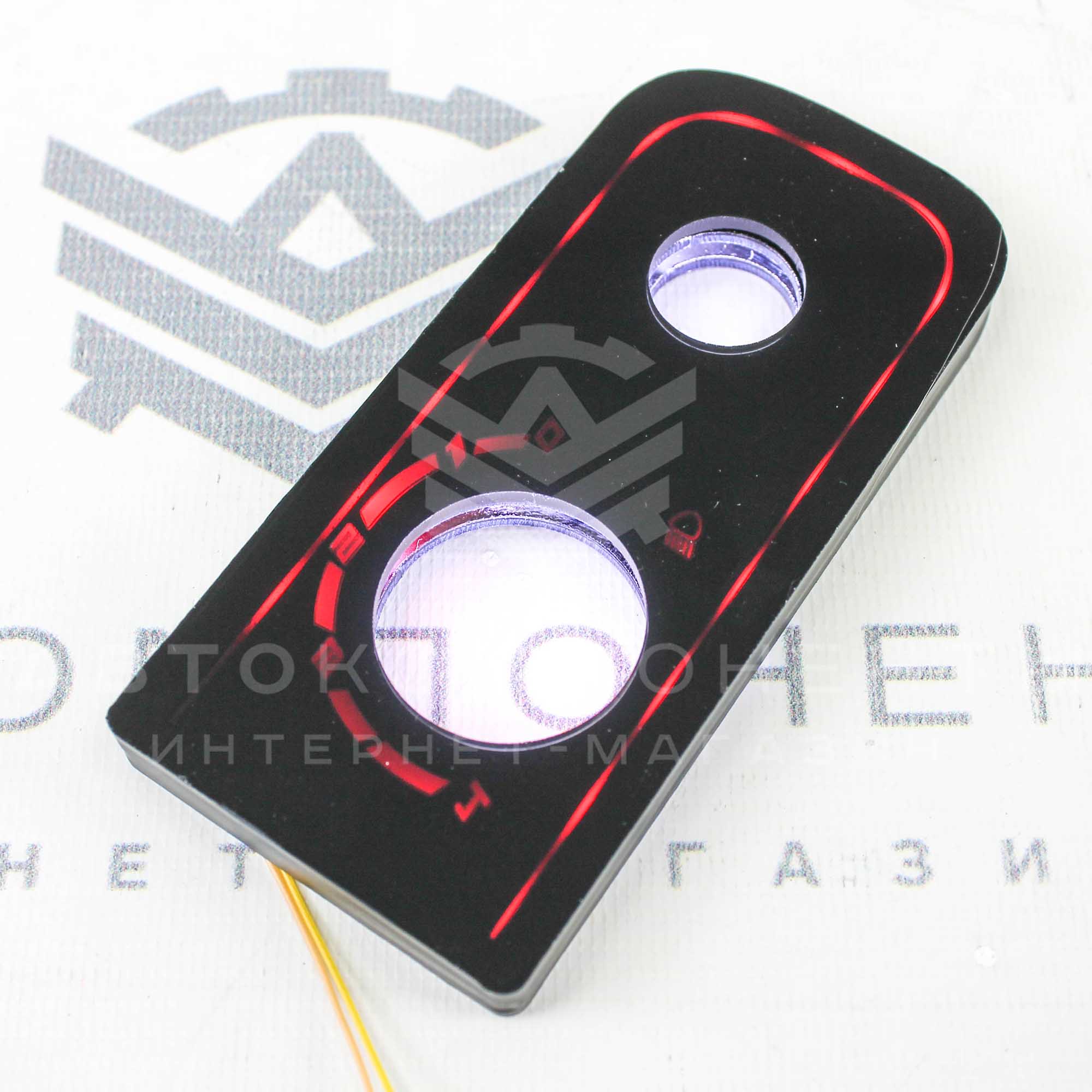 Модуль управления регулировки фар с подсветкой (красная) ВАЗ 2113, 2114, 2115