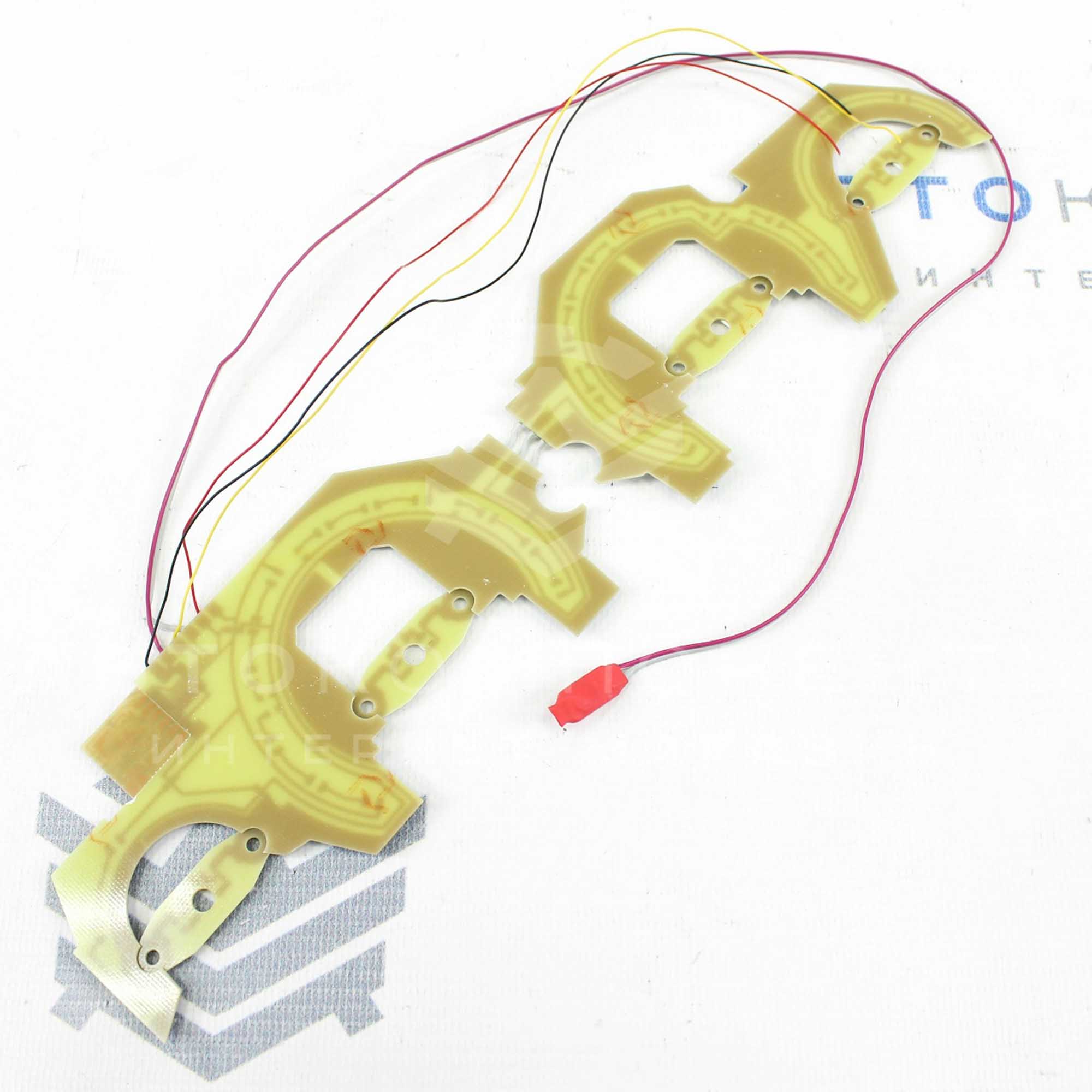 Светодиодная пересвеченная (красно-белая) плата VDO н/о (плавный розжиг) ВАЗ 2110-2112, 2113-2115, Шевроле Нива