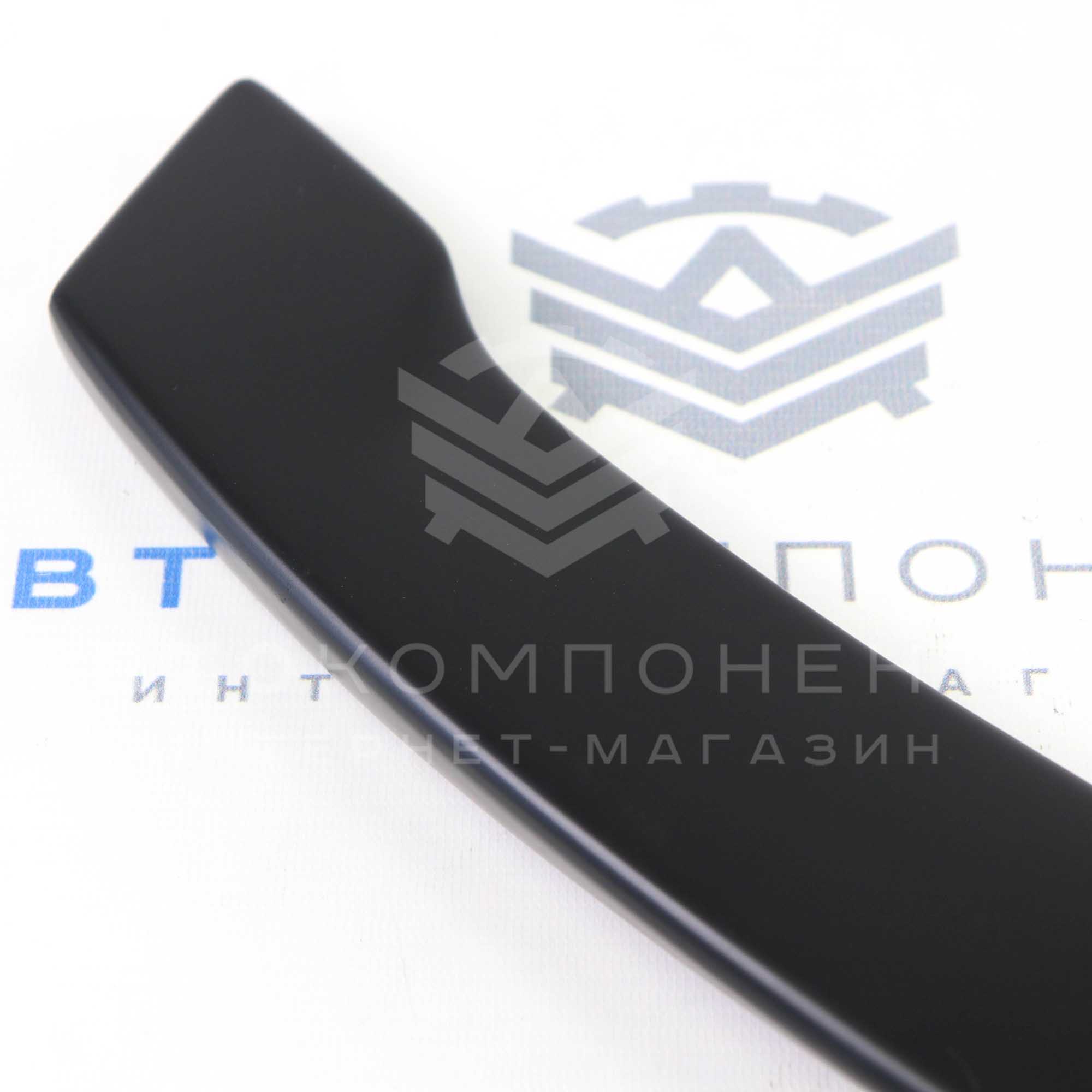 Спойлер нижний "ASM" (черный мат) Лада Гранта, Гранта FL (лифтбек)