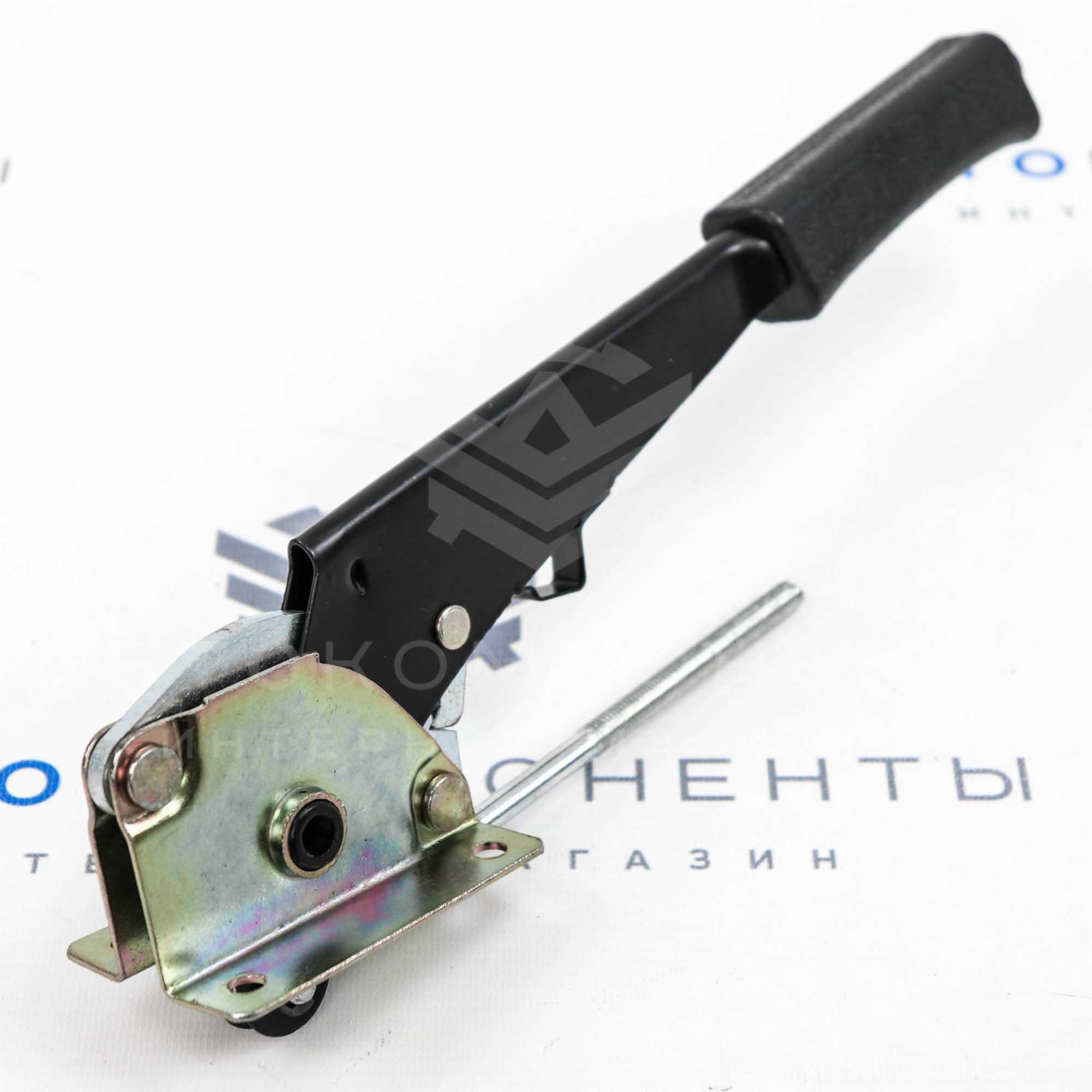 Рычаг привода ручного тормоза (ручник) с тягой в сборе ВАЗ 2108-21099, 2113-2115