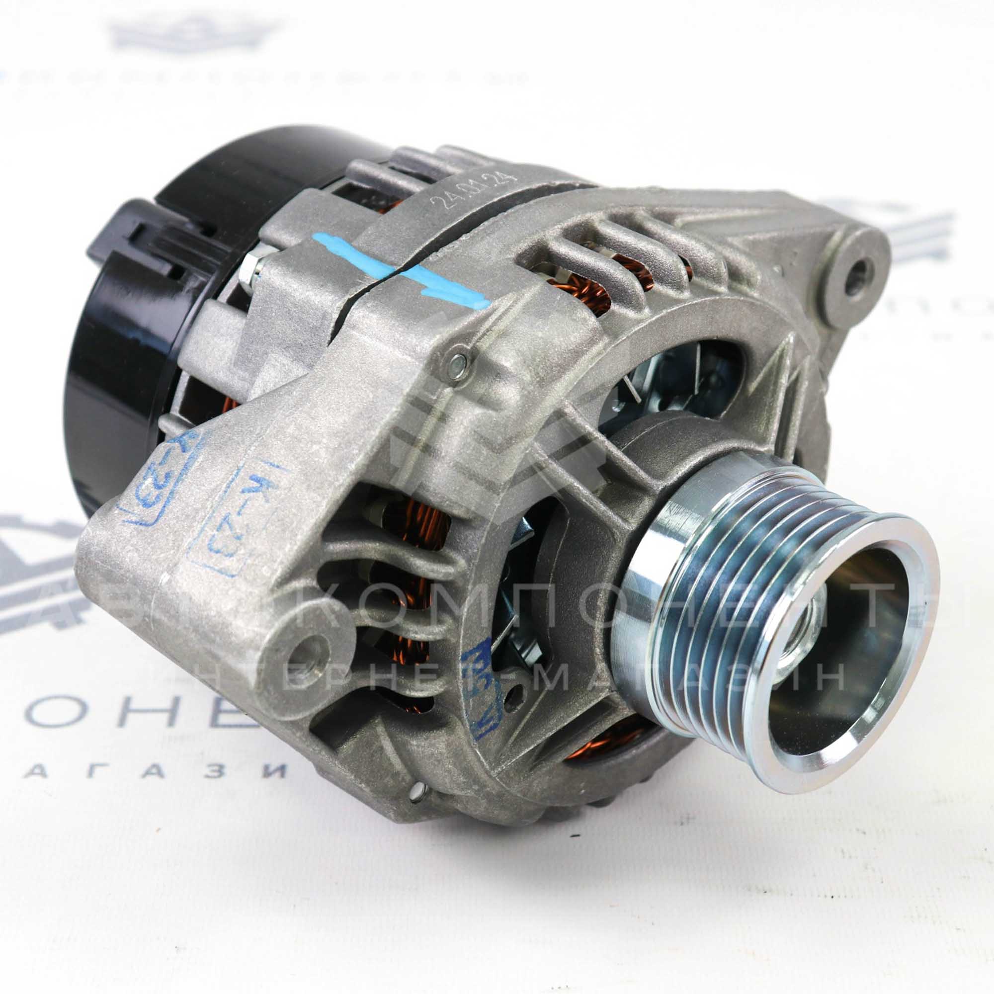 Генератор "КЗАТЭ" 115А Лада Приора, Калина, Гранта (9402 3701 14)