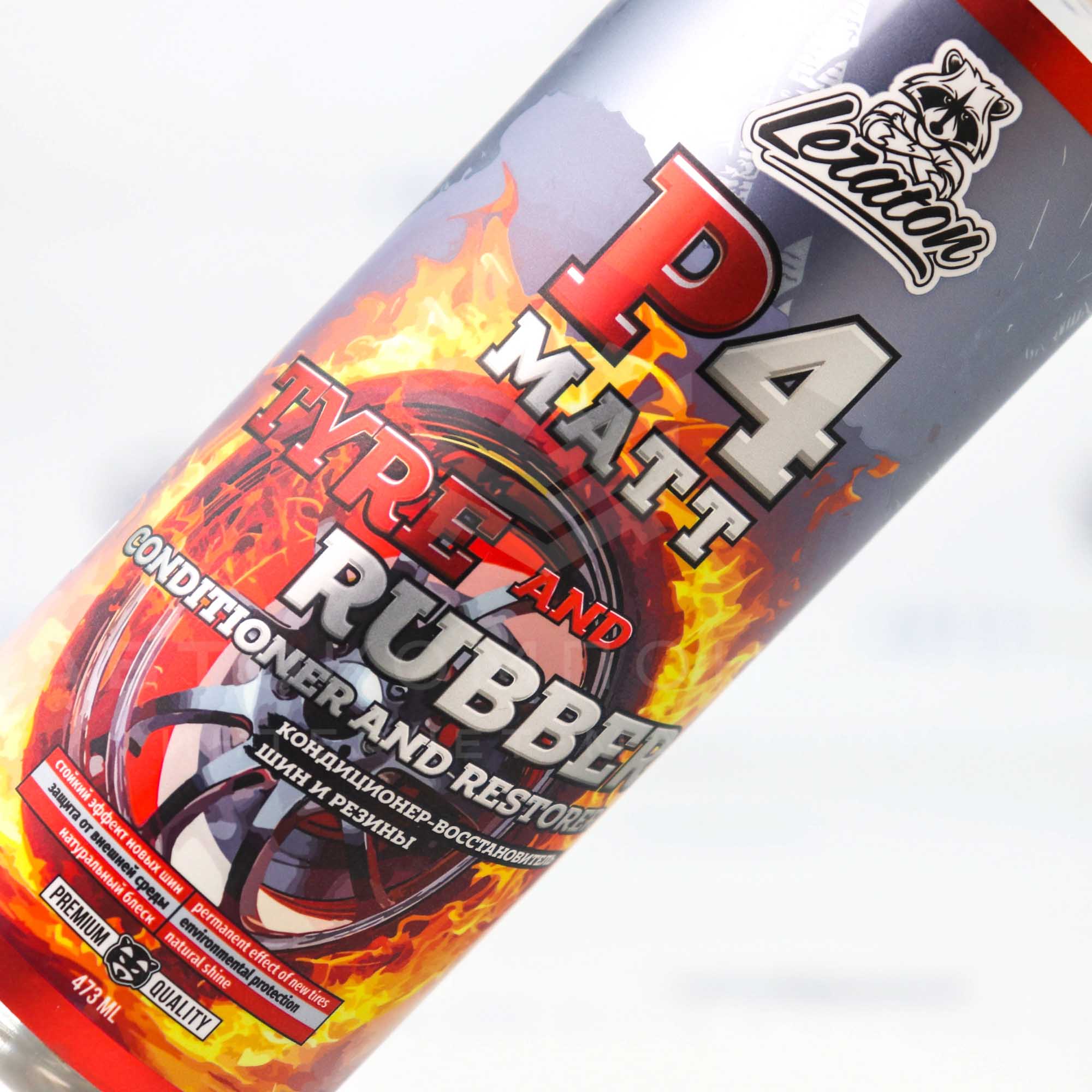 Tyre and Rubber Conditioner and Restorer P4 Matt Кондиционер шин и резины (матовый) Leraton (473мл)