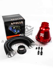 Универсальный холодный впуск K&N Apollo style (красный)