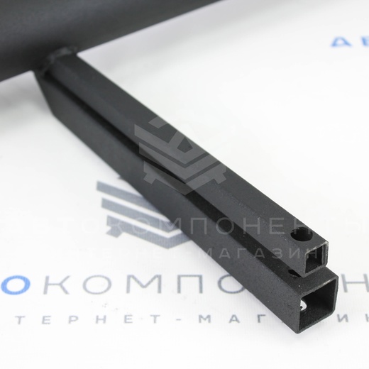 Пороги "Силовые" Нива 4х4 3D (Черный мат)