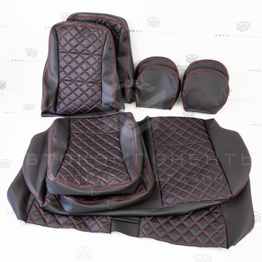 Обивки сидений ВАЗ 2108-21099 / 2113-2115 / Лада Нива 2131 с прострочкой "Квадрат по диагонали"