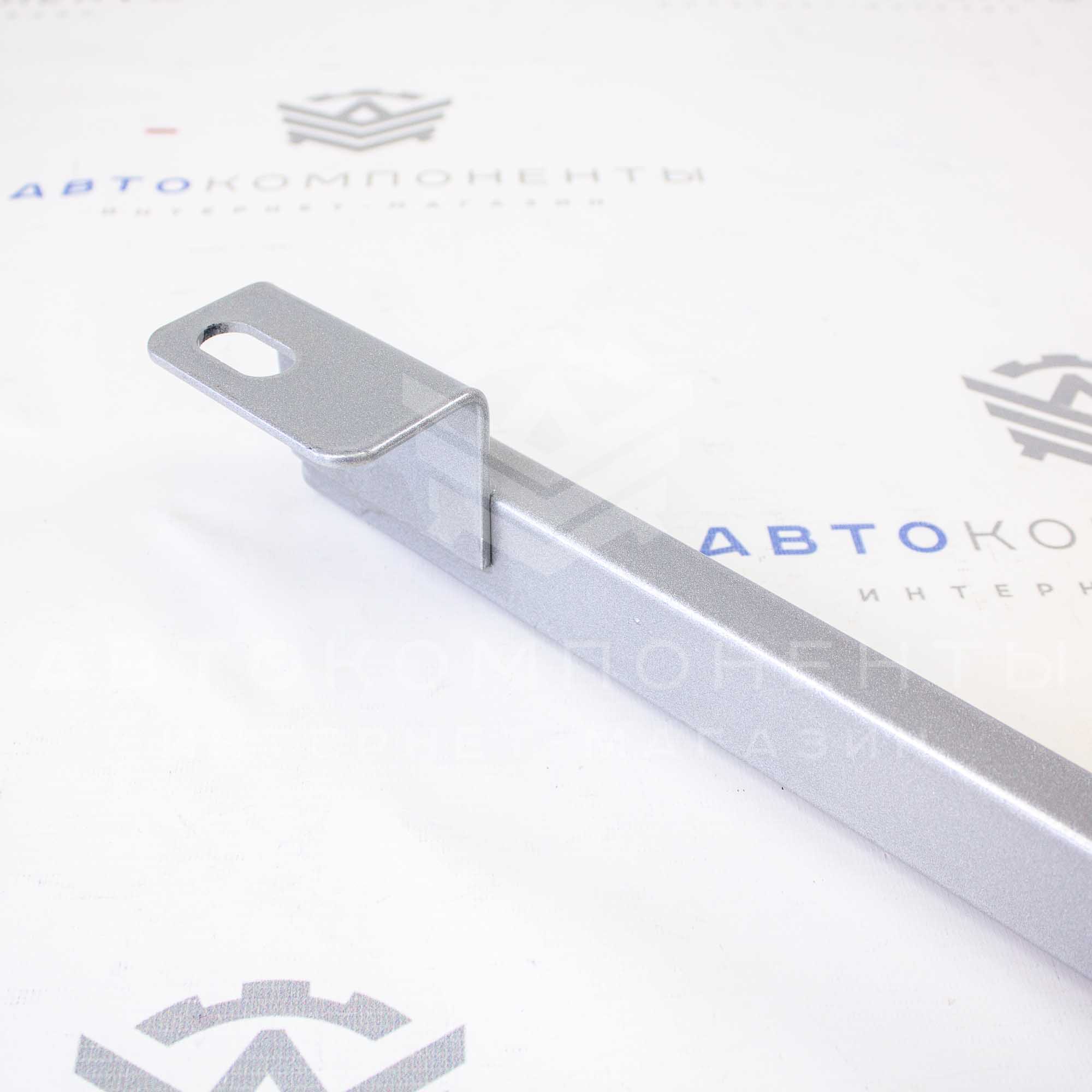 Защита переда (дуга) Лада Нива 4х4 (серебристая)