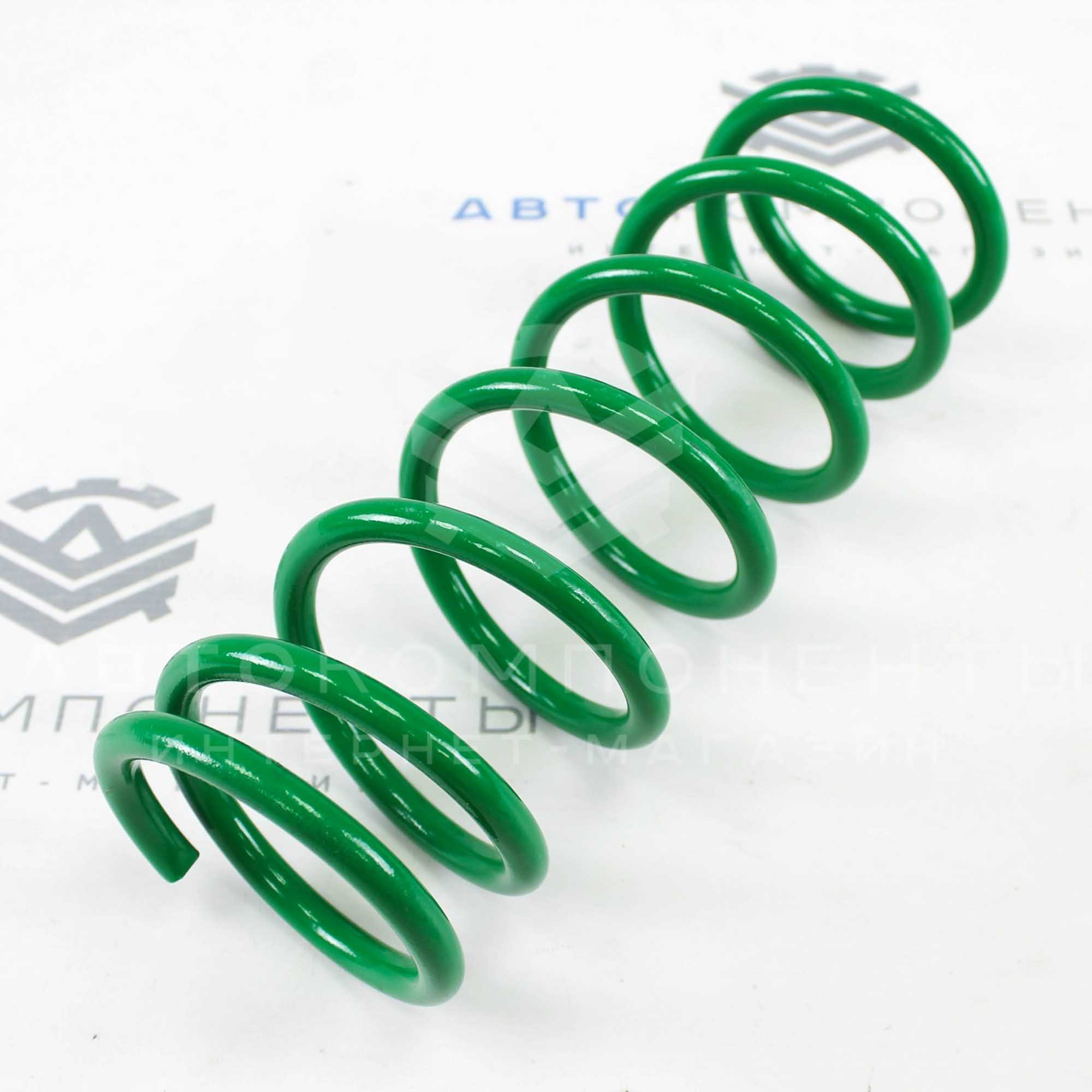 Пружины задние "ТЕХНОРЕССОР" Драйв с занижением -70мм (зеленые) TRR2108-70