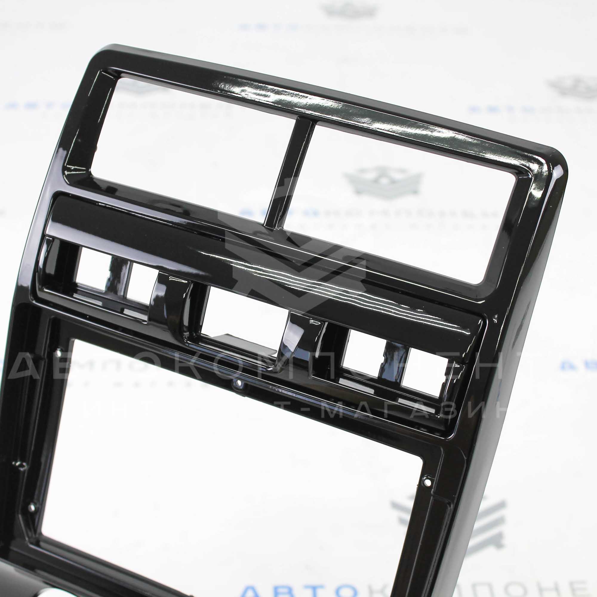 Центральная консоль 2DIN (9 дюймов) Лада Приора 2 (черный лак)