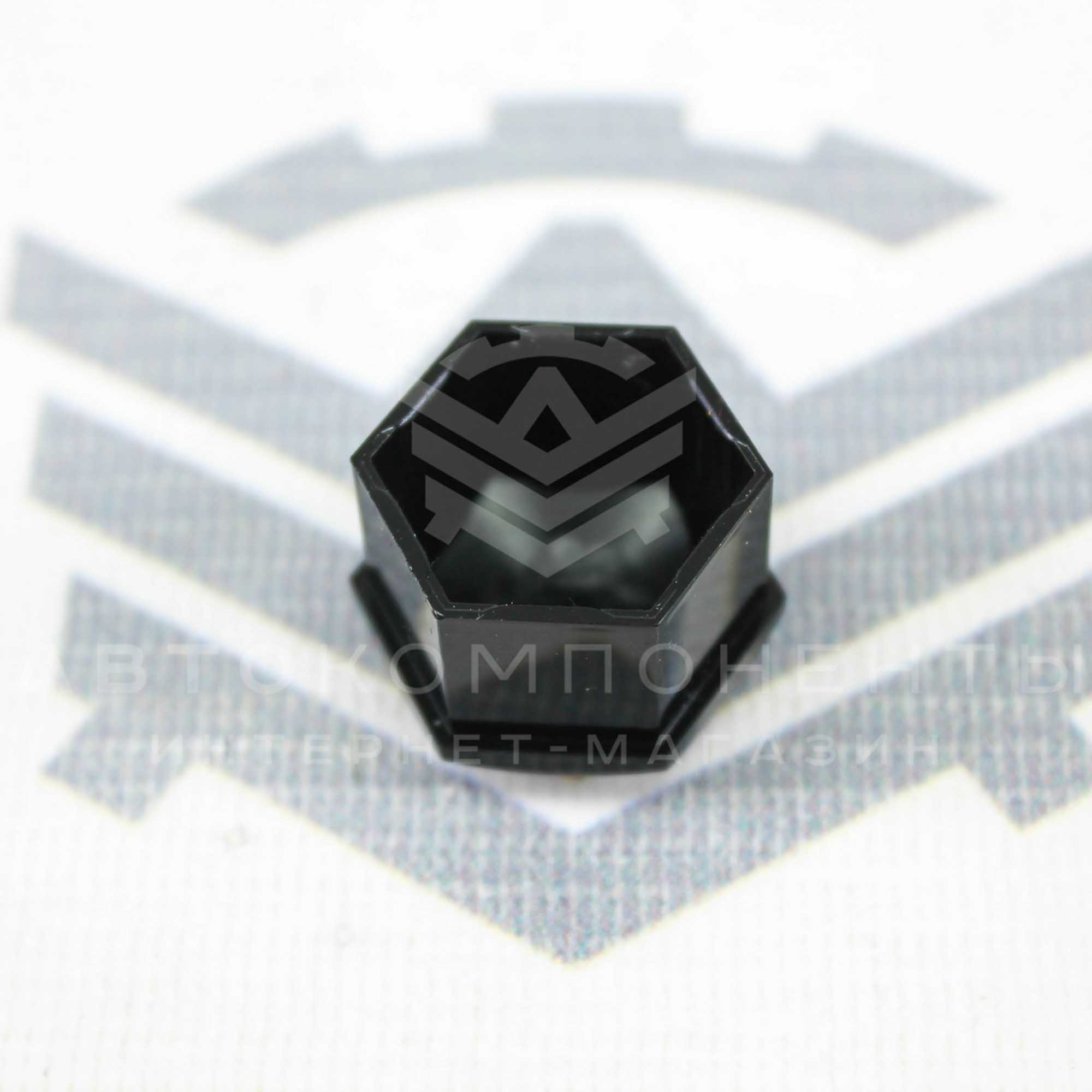 Пластиковые колпачки "Light Sport Wheels" (под 19 болты) на крепеж колеса (черные)