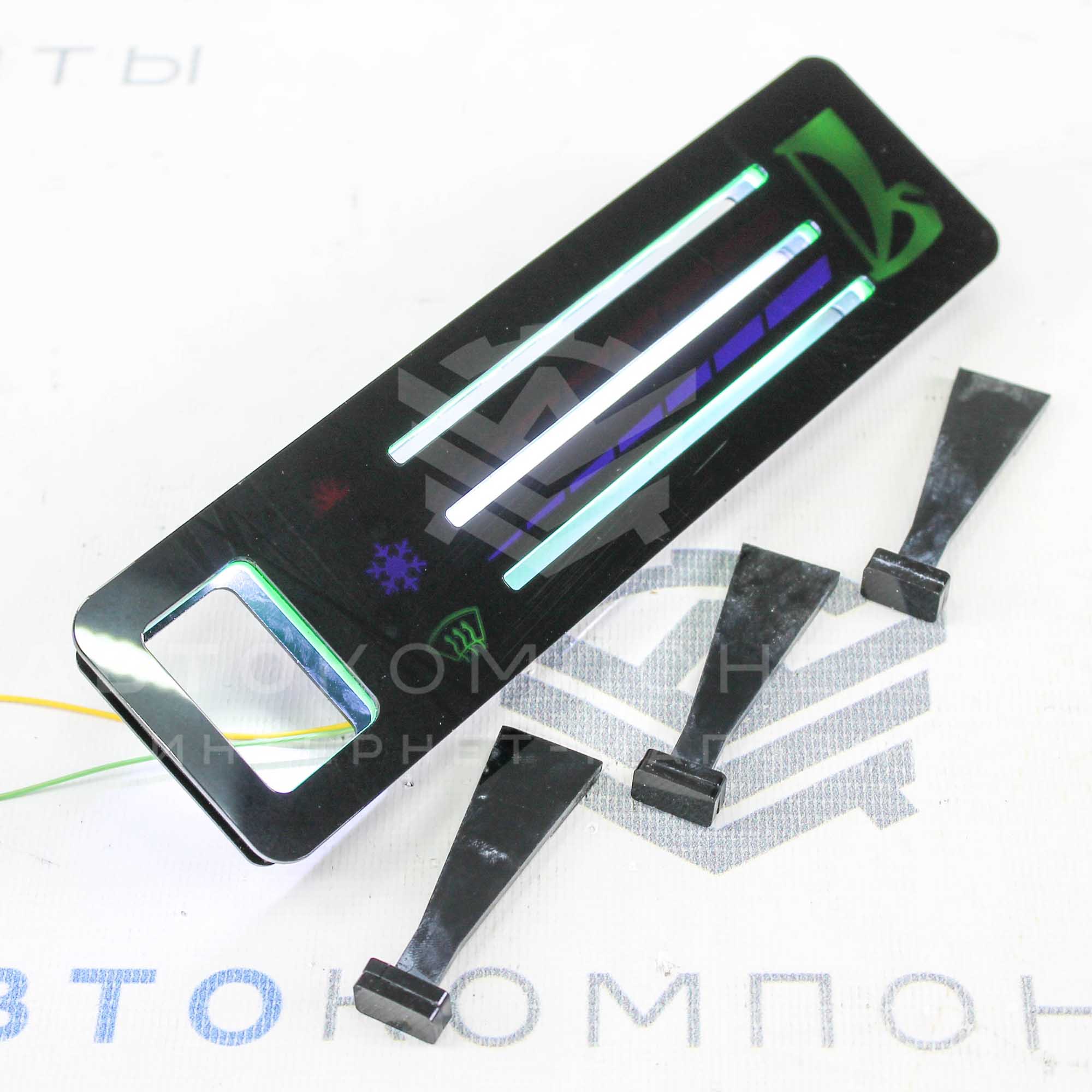 Ручки управления отопителем с подсветкой ВАЗ 2107