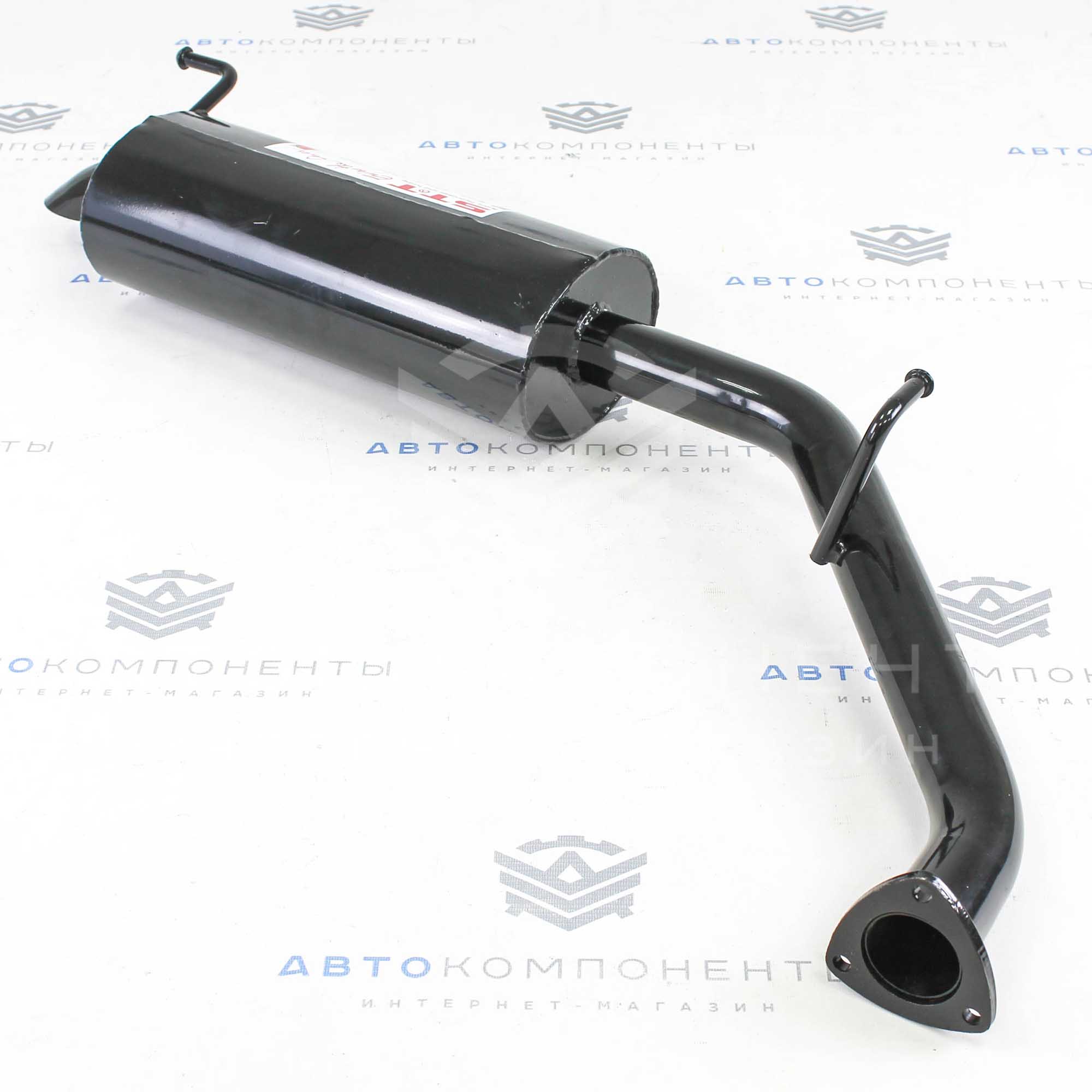 Глушитель STT прямоточный раздвоенный Лада Vesta