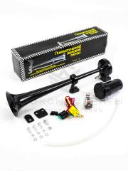 Звуковой сигнал (воздушный) однорожковый со встроенным мотором (черный)