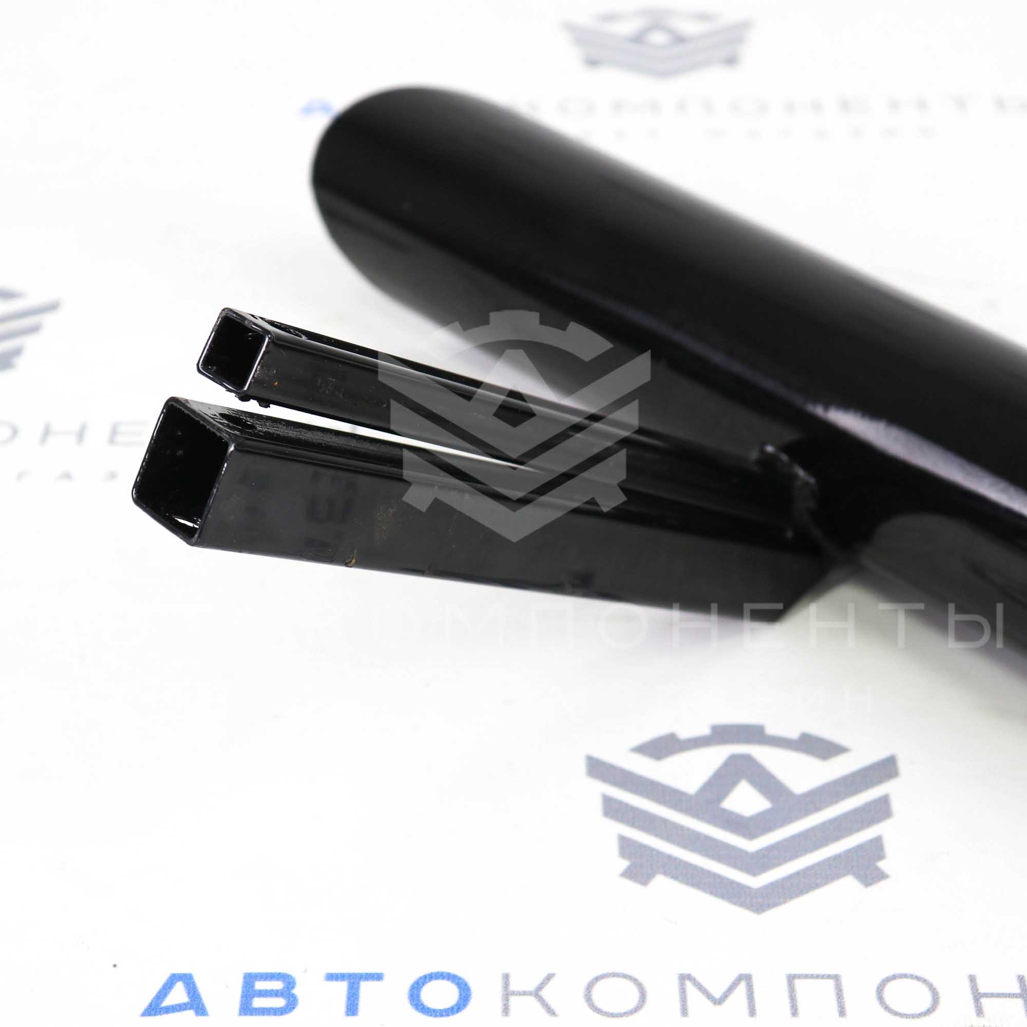 Пороги "Трубы" с проступью Лада Нива 4х4 3D (черный глянец)