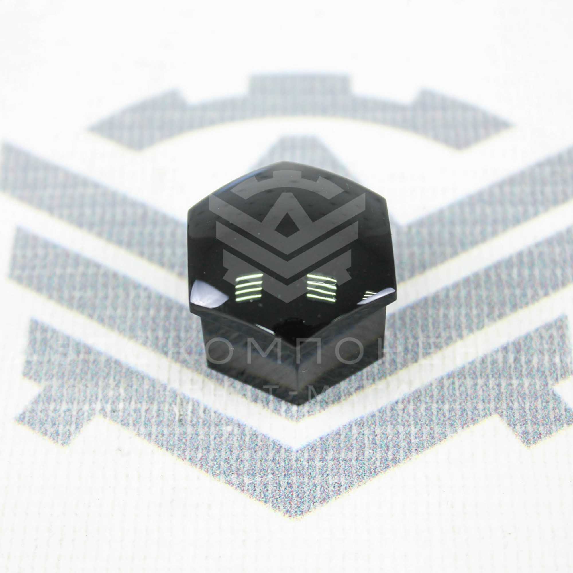 Пластиковые колпачки "Light Sport Wheels" (под 19 болты) на крепеж колеса (черные)