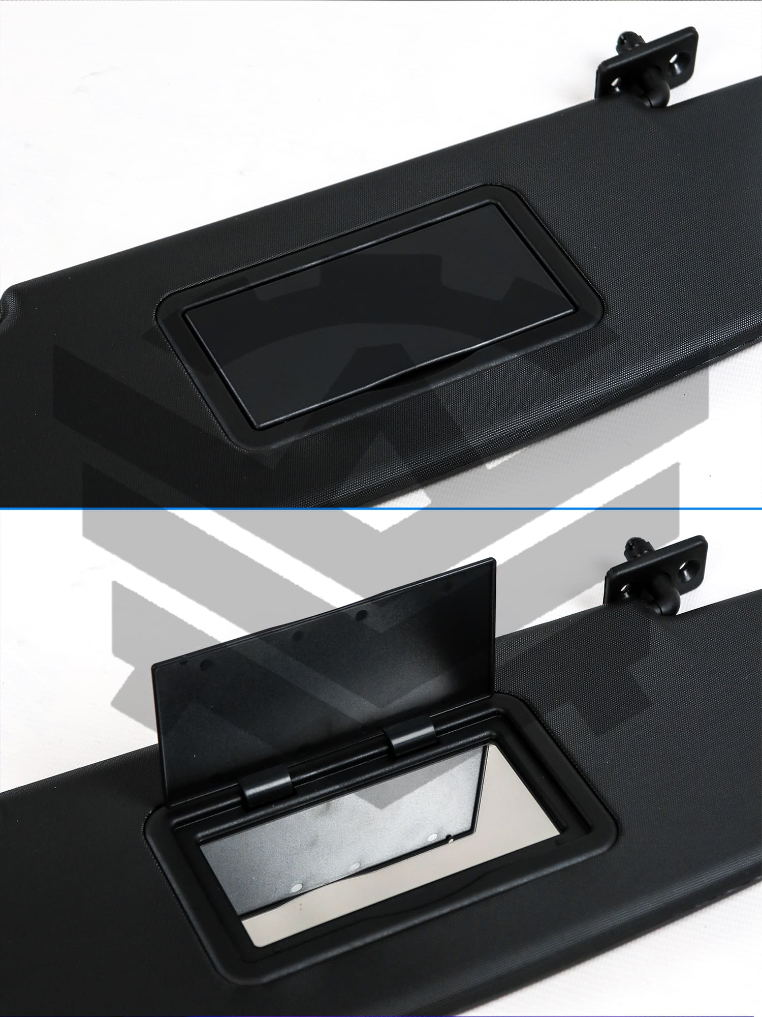 Солнцезащитные козырьки с открывающимся зеркалом Лада Гранта (люкс)