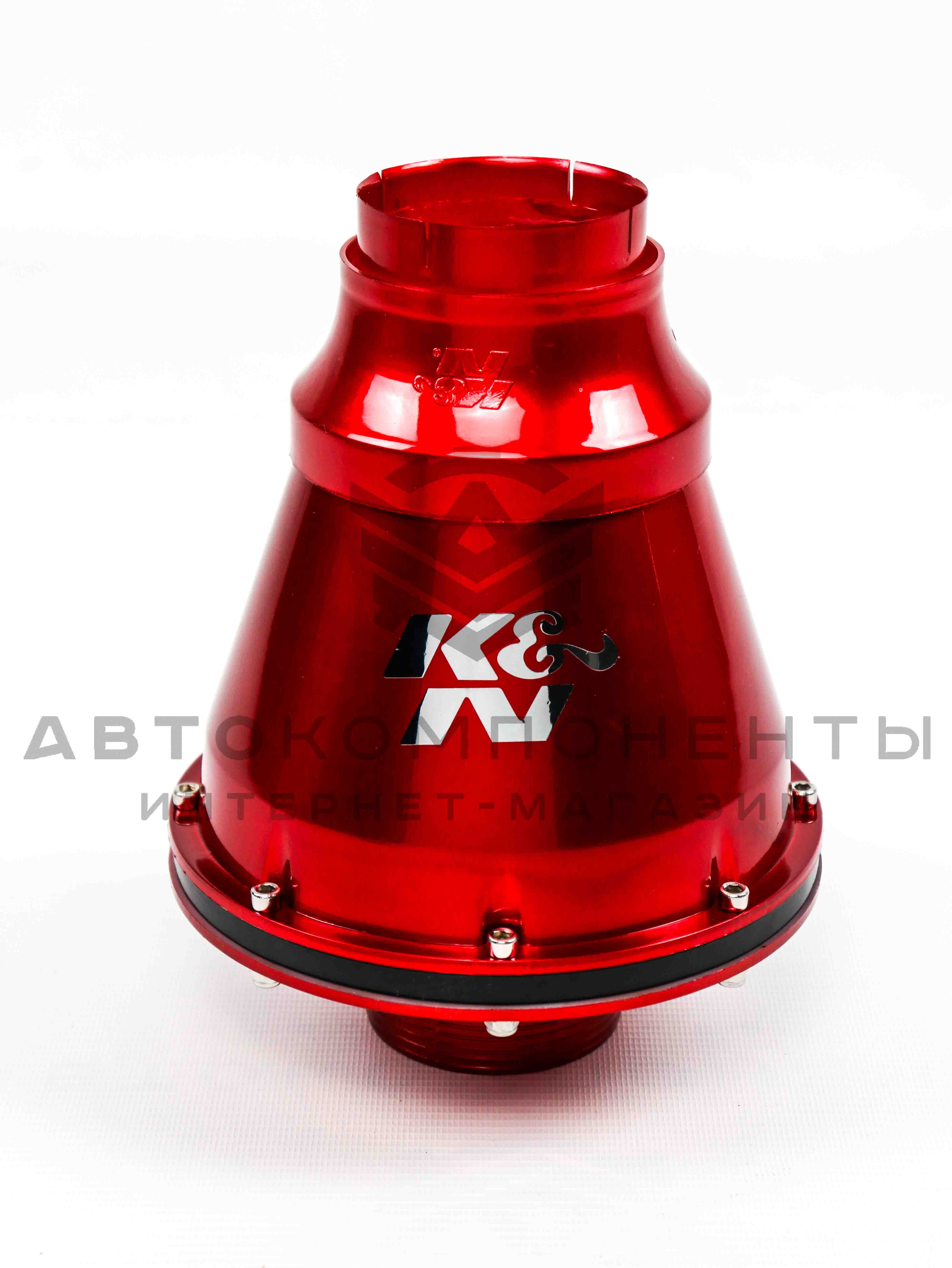 Универсальный холодный впуск K&N Apollo style (красный)