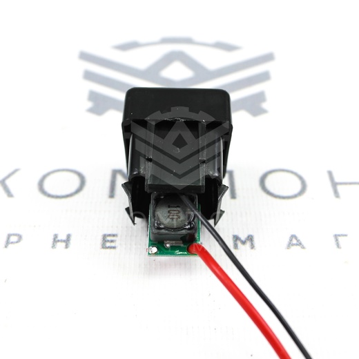 USB-зарядное устройство (на 2 слота) ВАЗ 2110-2112 (вместо заглушки кнопки)