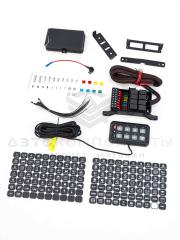 Универсальная панель переключателей KeyPad (кейпад) на 8 кнопок (ver.2)