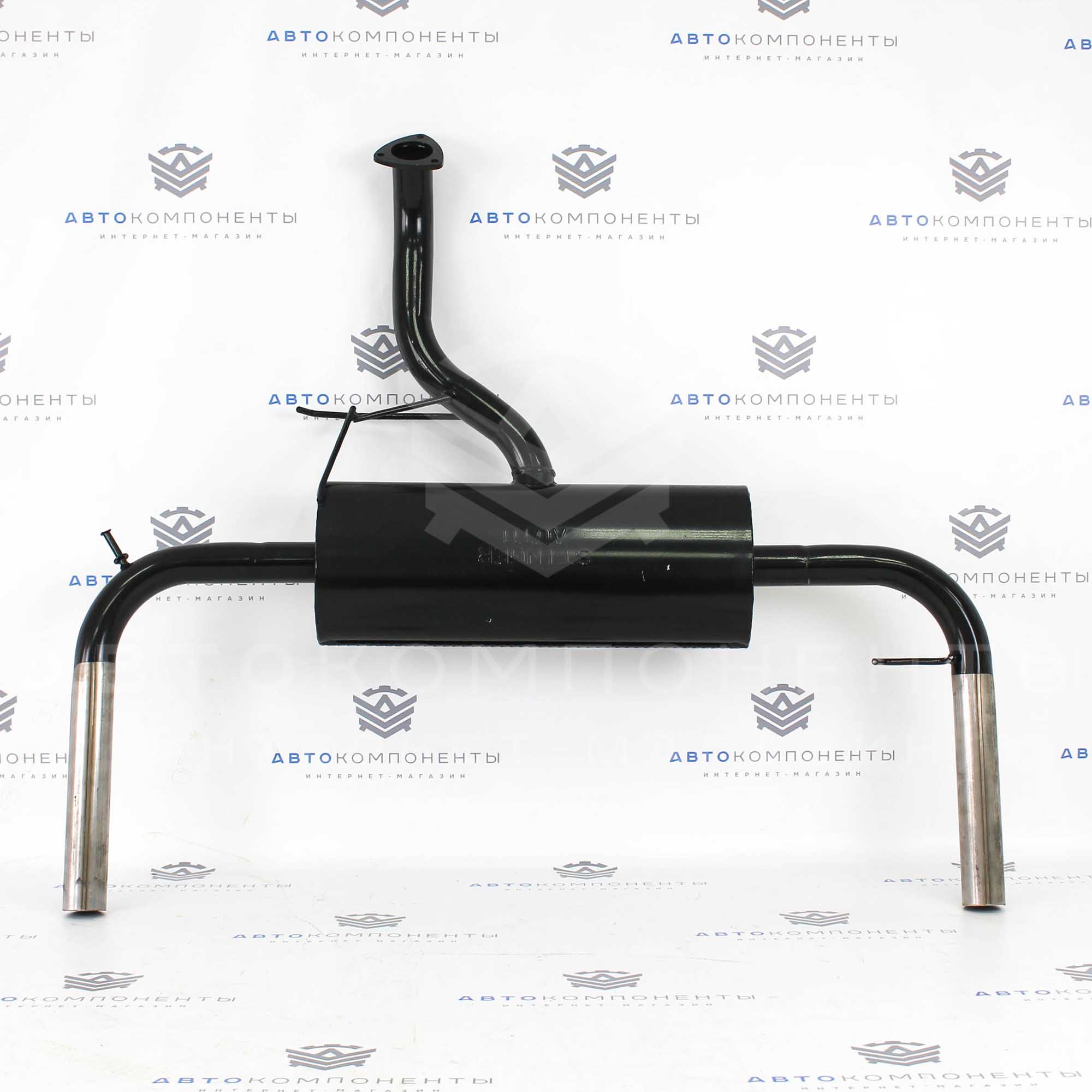 Раздвоенный глушитель Лада Нива 4х4 Stinger (без насадок)