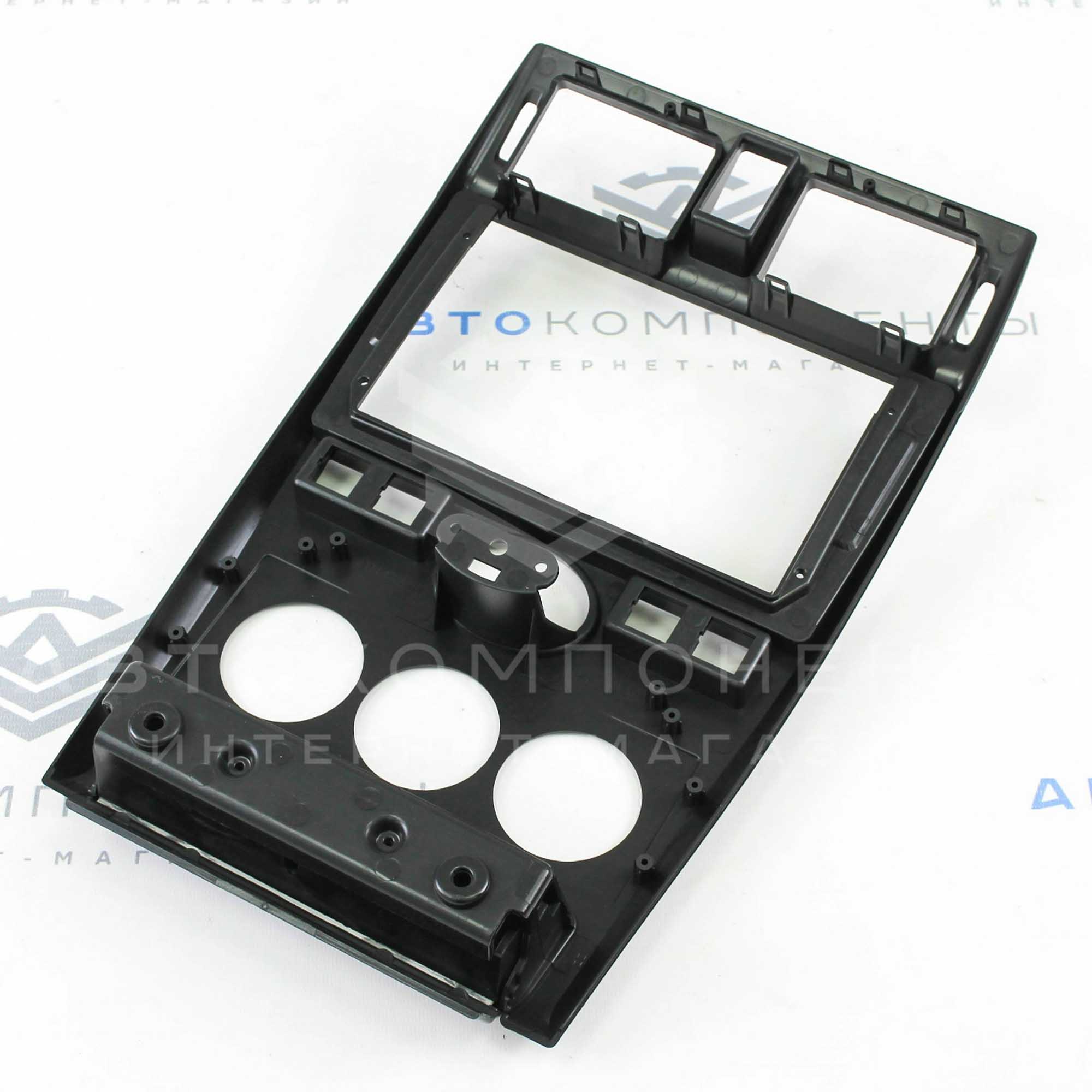 Центральная консоль 2DIN (9 дюймов) Лада Приора 1 (черный лак)