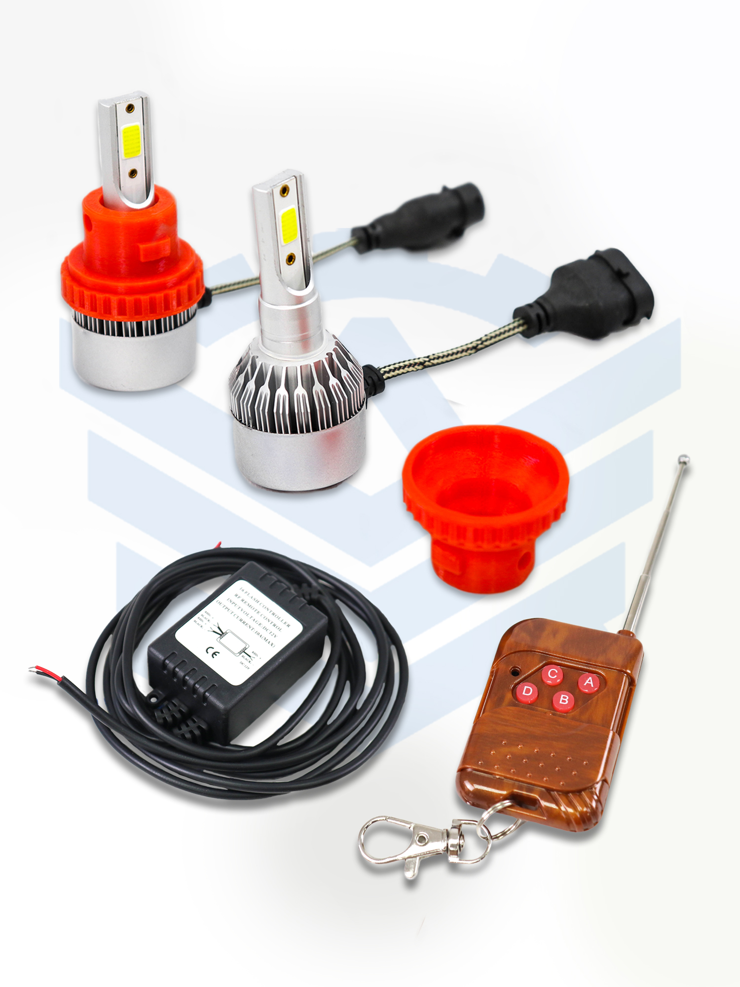 "Антихвост" (вспышки) с пультом ДУ в задние фонари Лада Приора, Калина, Шевроле Нива