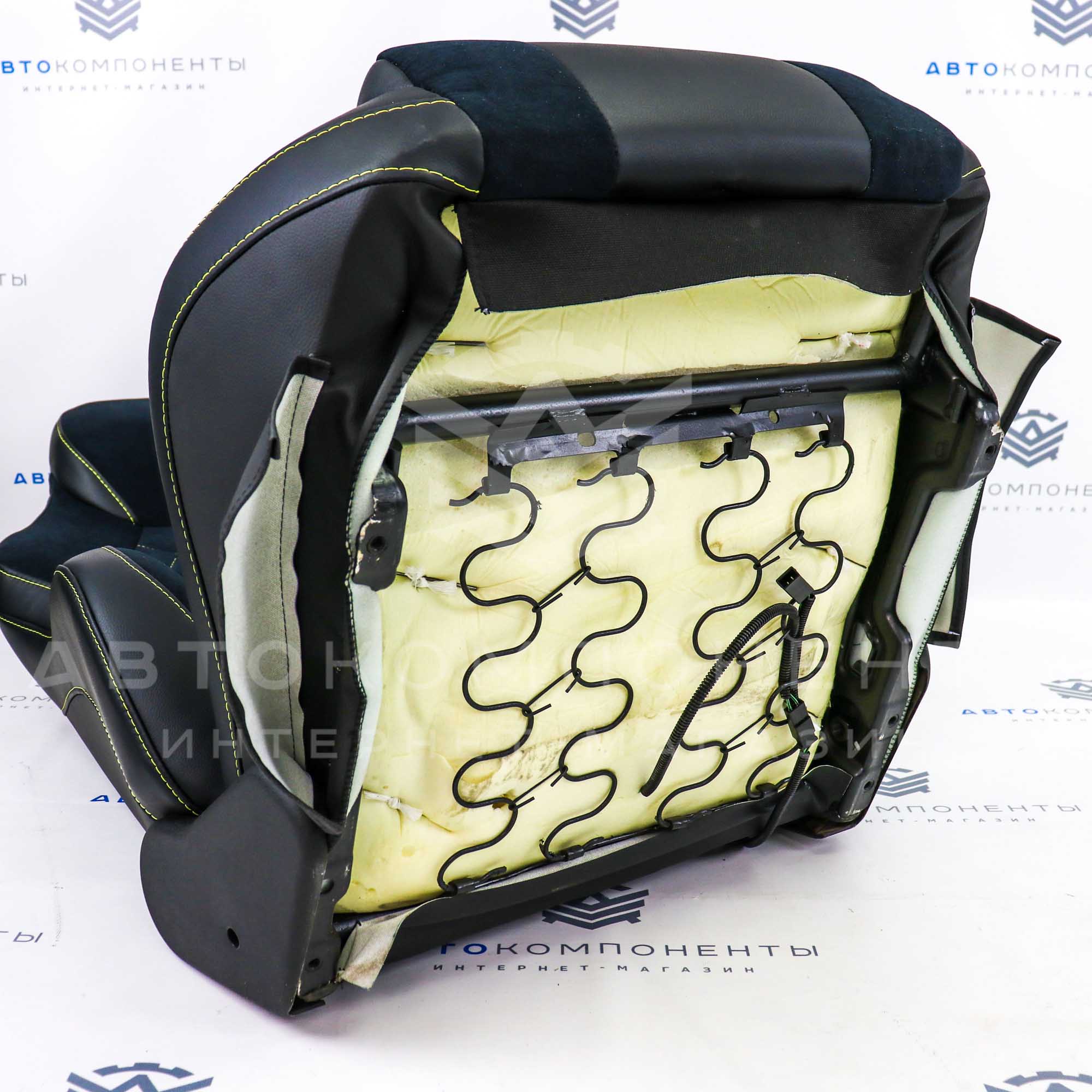 Анатомические сиденья (в сборе) с прострочкой "Кобра" Лада Калина 2 (хэтчбек)