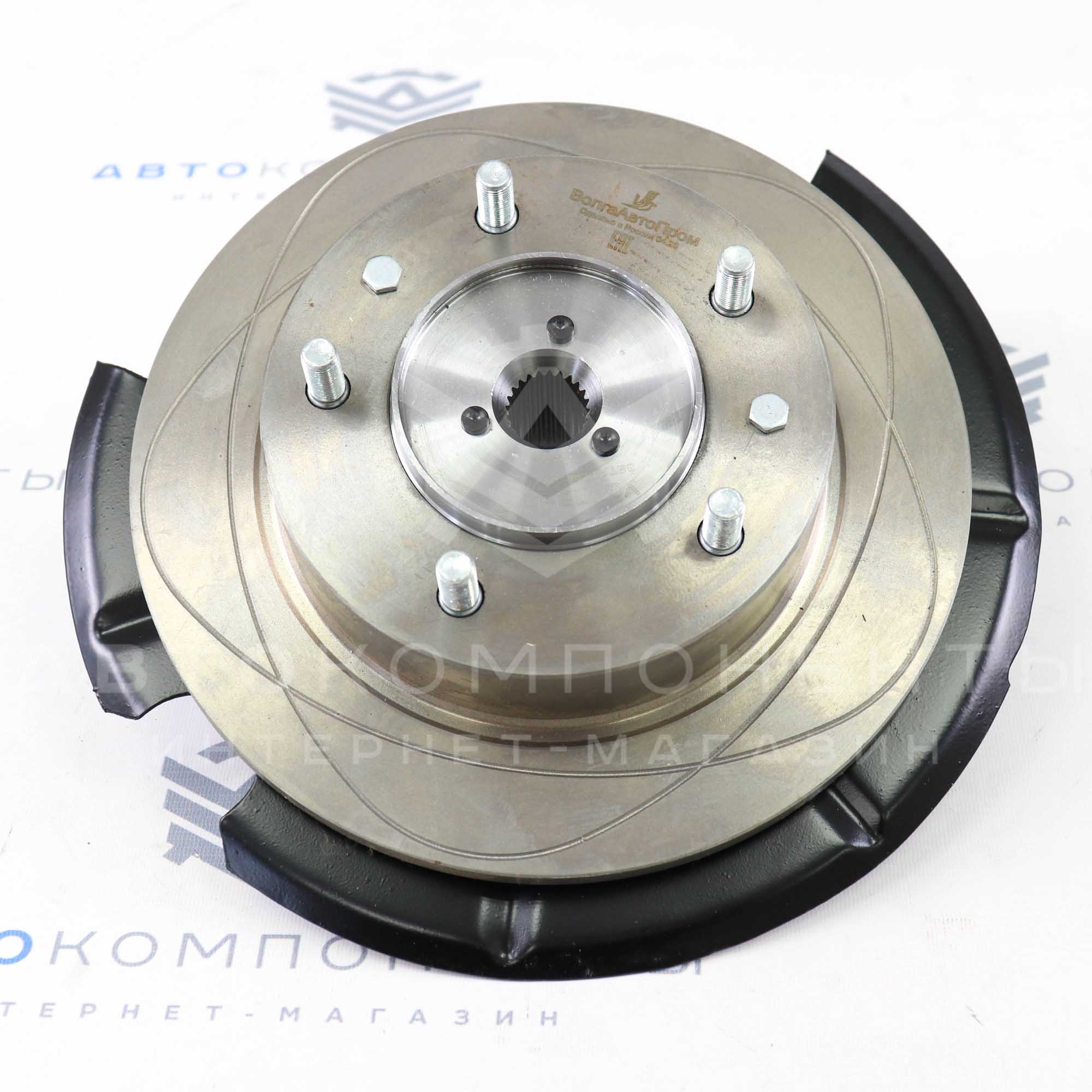 Усиленный ступичный узел (с креплением тормозного диска 21214) в сборе (левый, ABS) Лада Нива 4х4