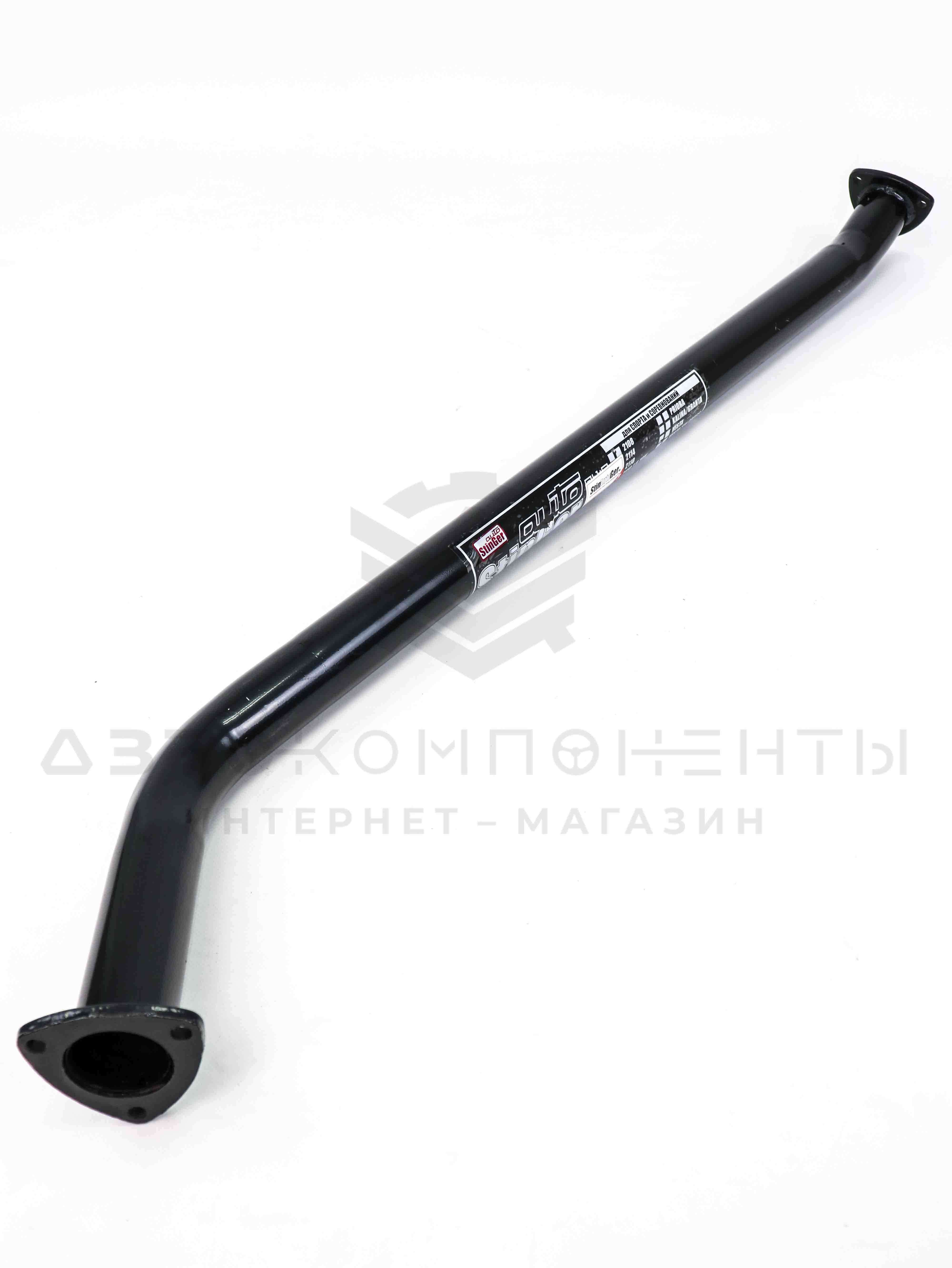 Комплект двойного выхлопа "Stinger" 8V (треугольный фланец) Лада Нива 4х4