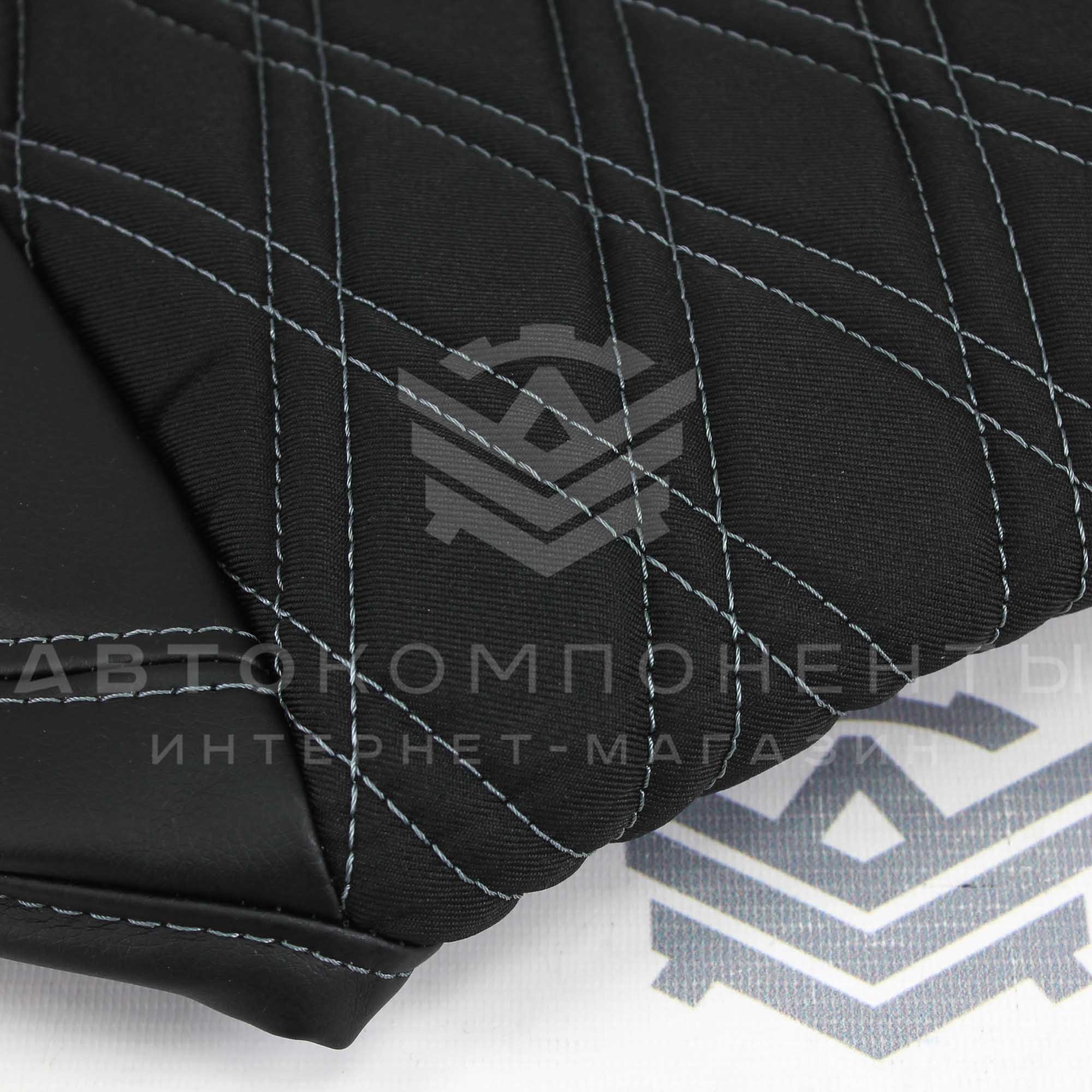 Комплект переделки сидений RECARO ВАЗ 2108-21099 / 2113-2115 / Лада Нива 2131 с прострочкой "Ромб 2 строчки"