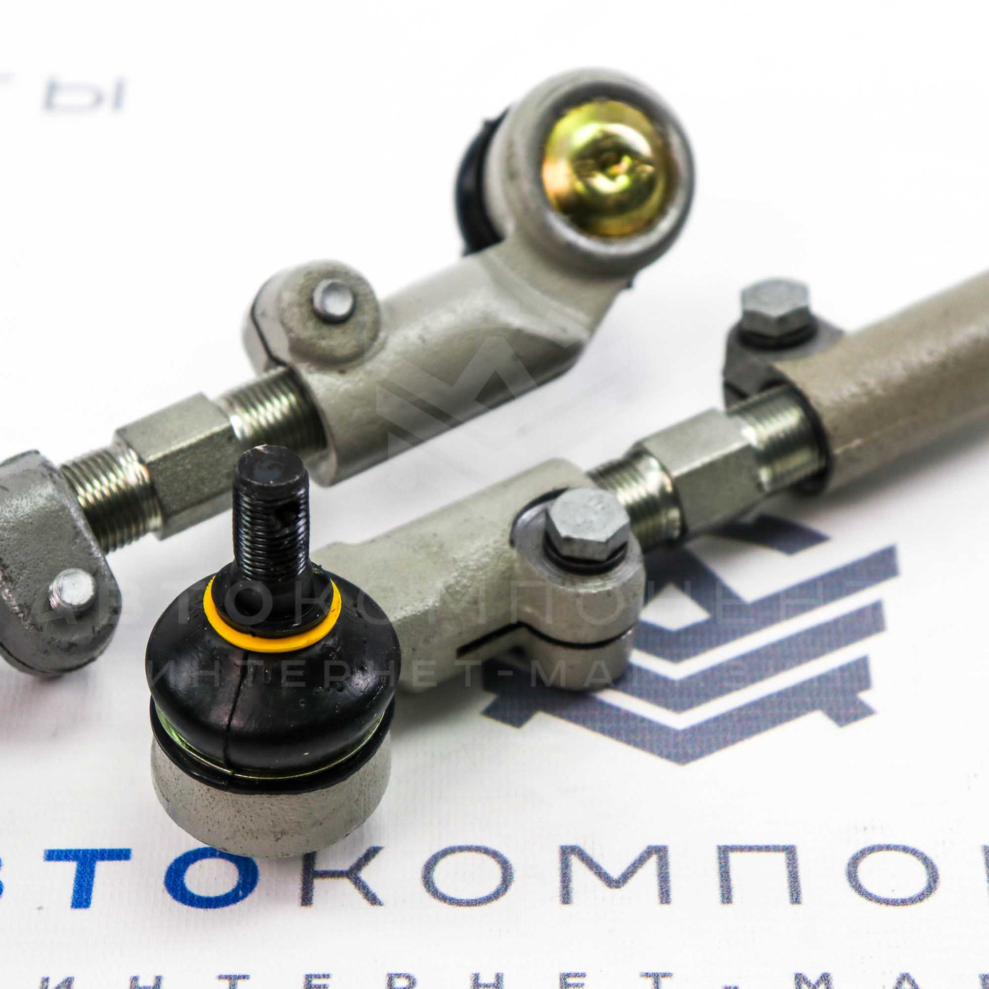 Оригинальный комплект тяг рулевой трапеции "Кедр" ТРИАЛ Лада Калина, Калина 2, Гранта