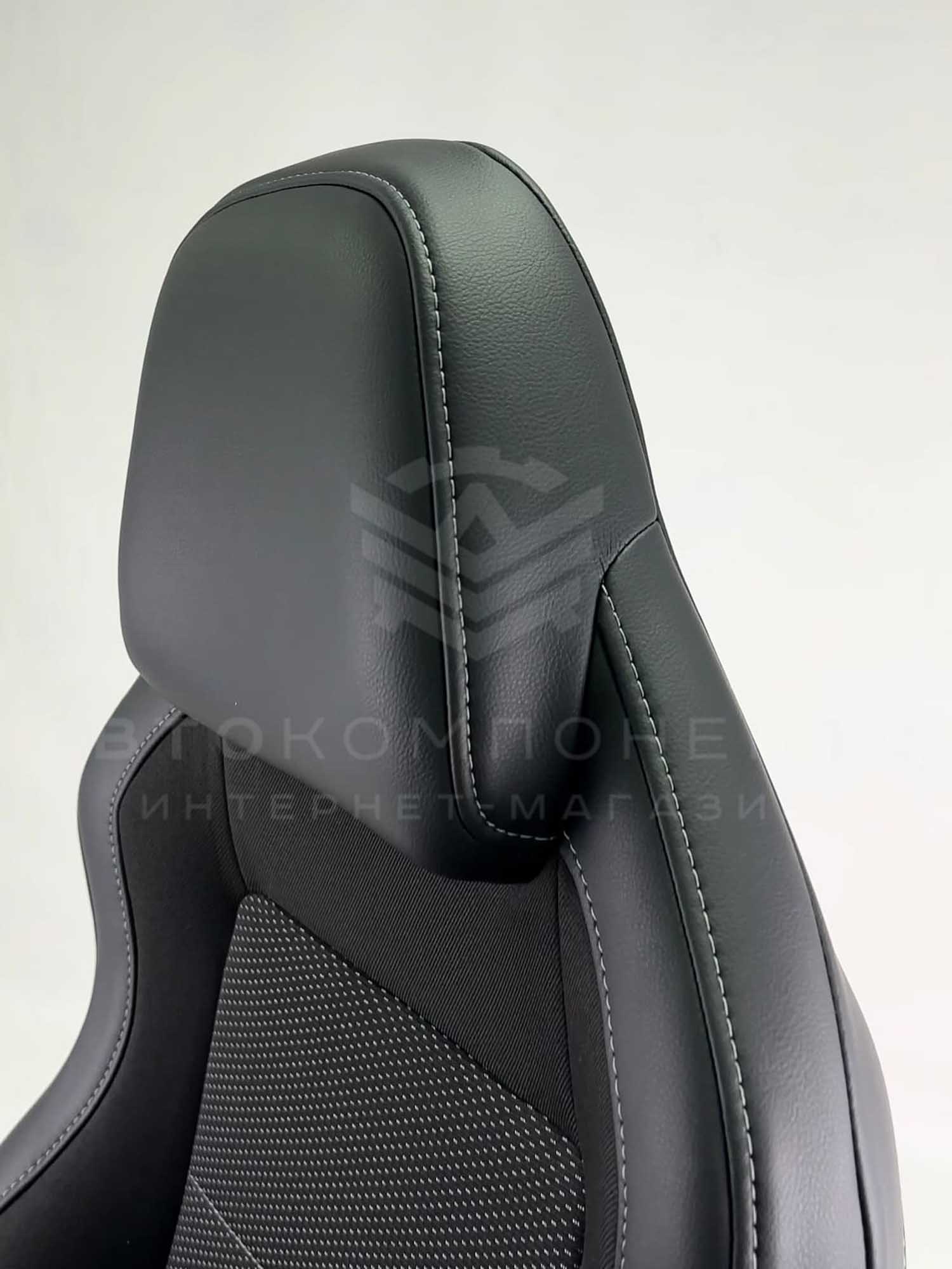 Анатомические сиденья (в сборе) "Black" Лада Нива 4х4